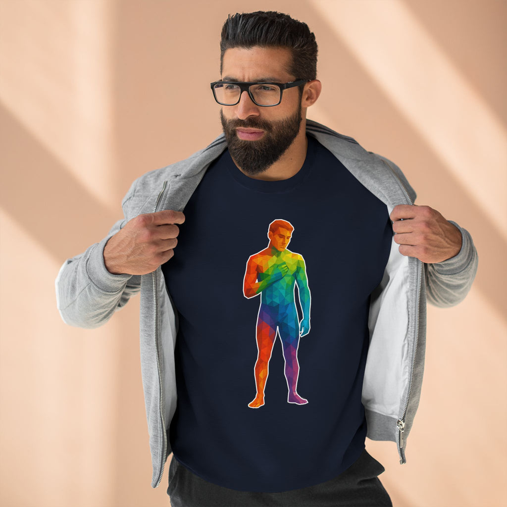 Geometric Pride Twink - Unisex Crewneck Sweatshirt