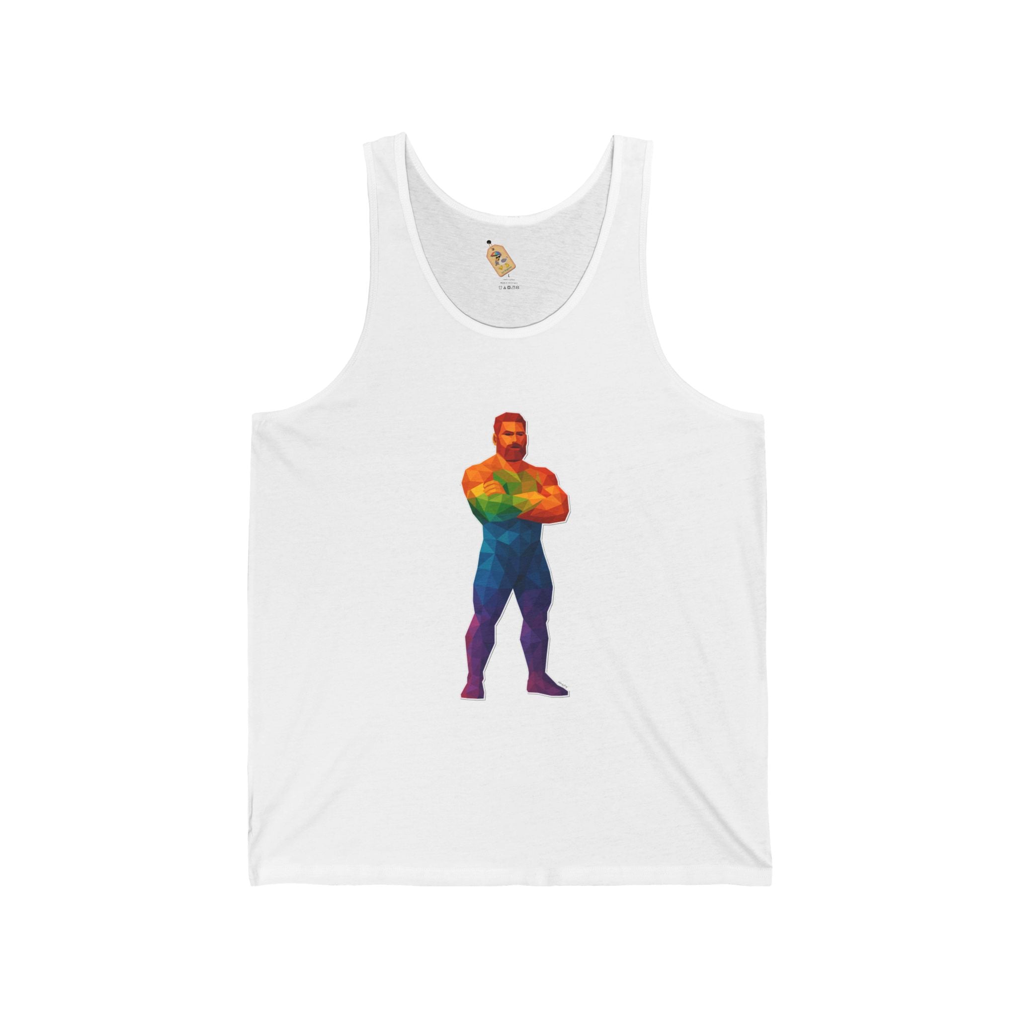 Geometric Pride Daddy - Unisex Jersey Tank