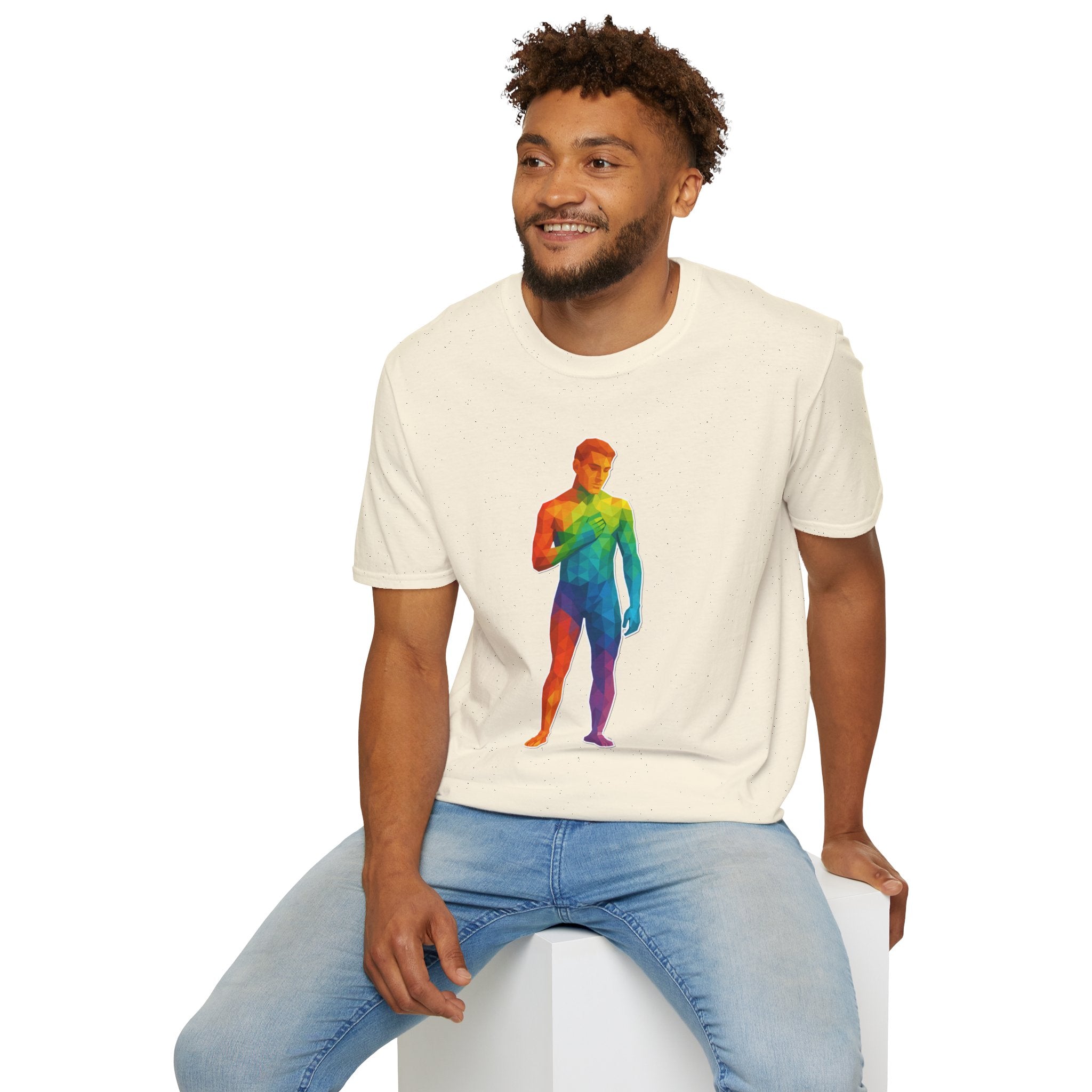 Geometric Pride Twink - Unisex Softstyle T-Shirt
