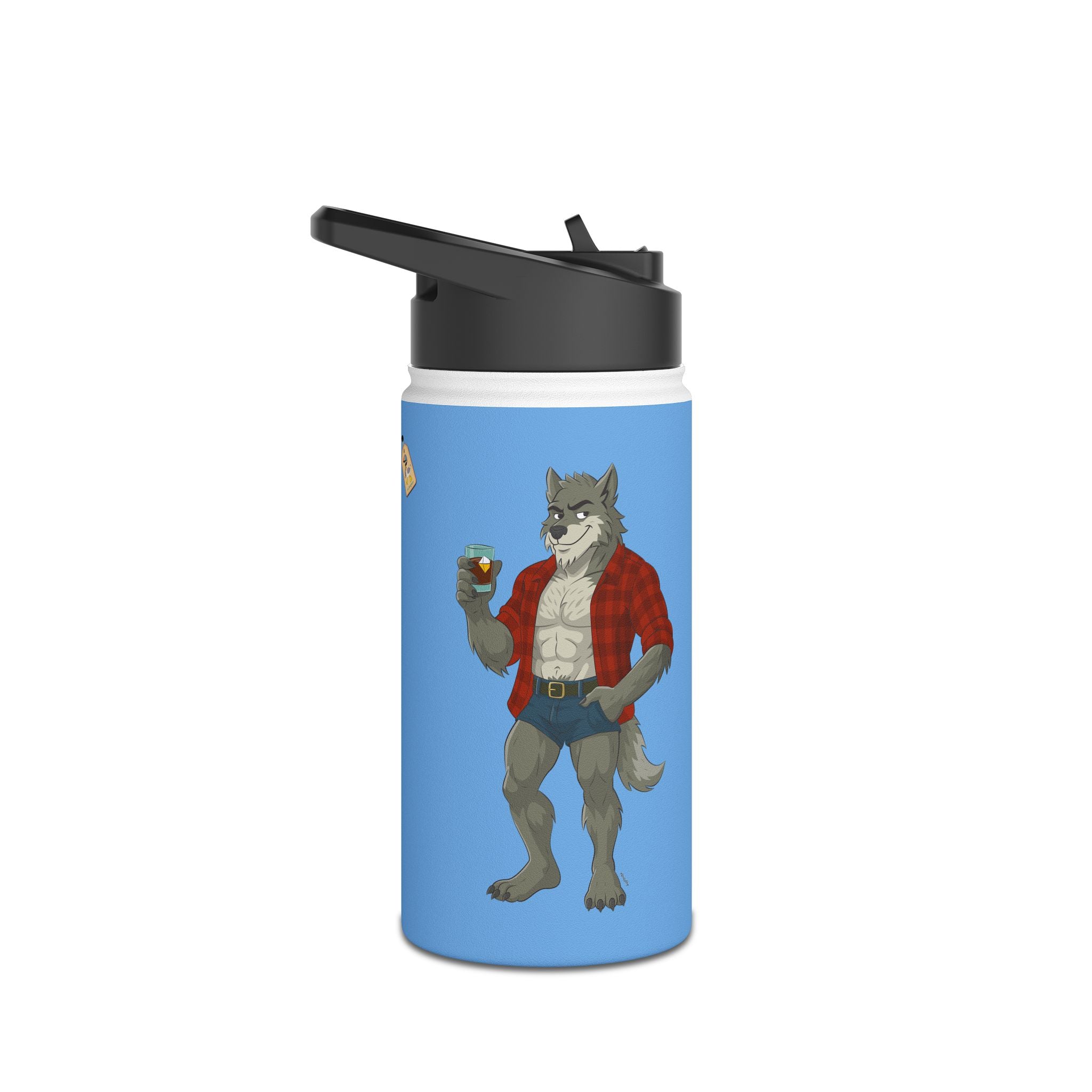 Lumberjack Werewolf Stainless Steel Water Bottle