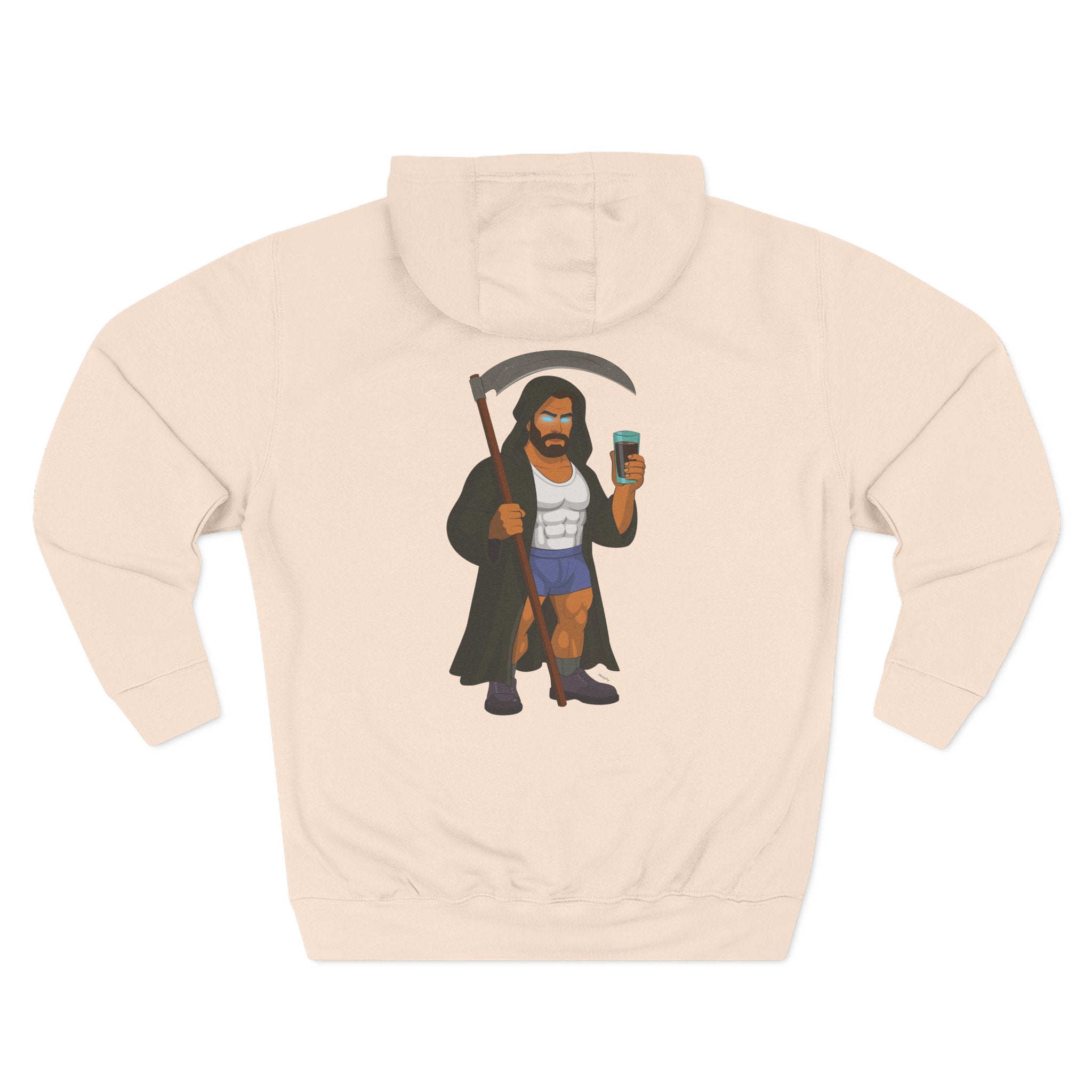 Daddy Grim - Three-Panel Fleece Hoodie