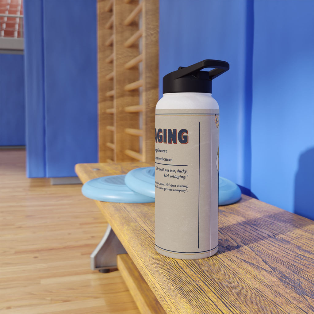 Polari: Cottaging. Stainless Steel Water Bottle