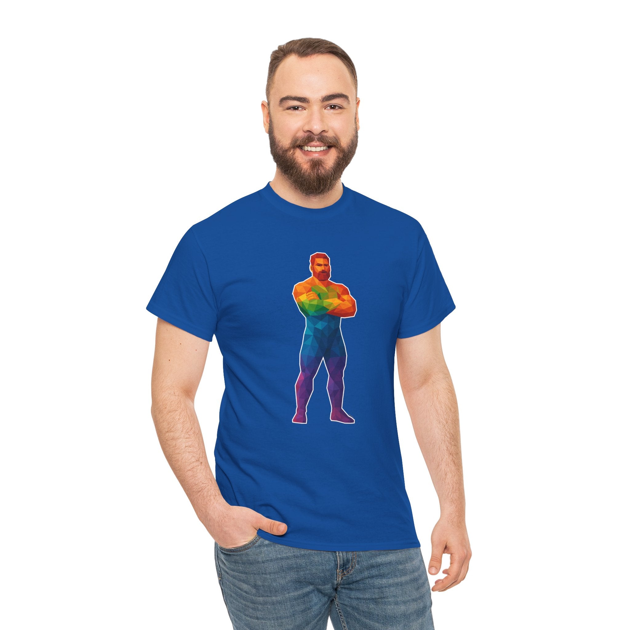 Geometric Pride Daddy - Unisex Heavy Cotton Shirt