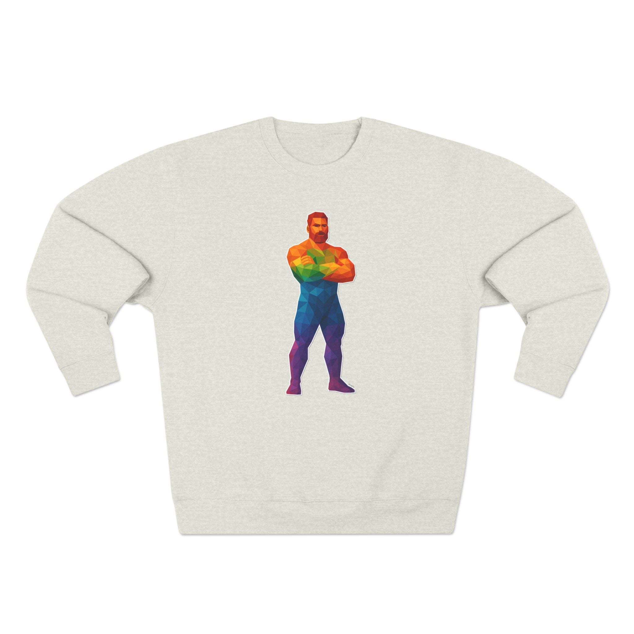 Geometric Pride Daddy - Unisex Crewneck Sweatshirt
