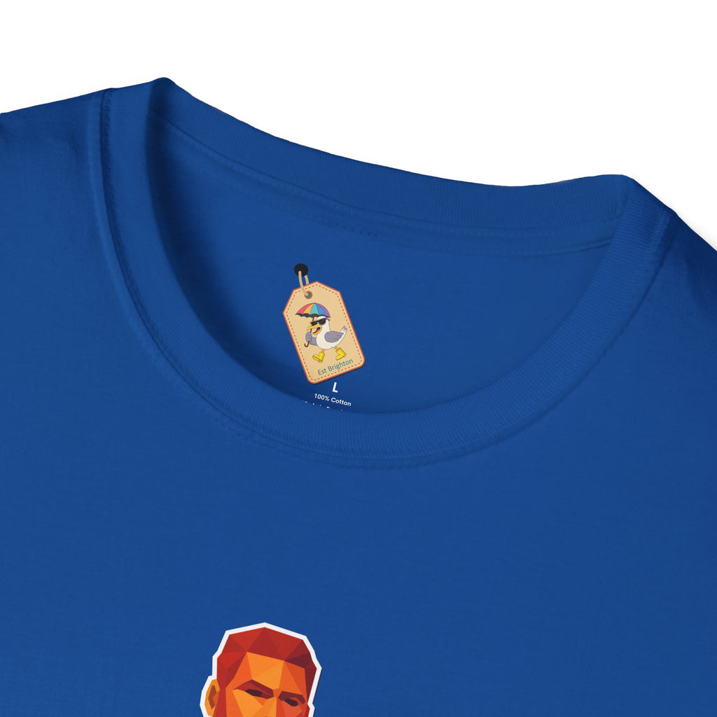 Geometric Pride Daddy - Unisex Softstyle T-Shirt