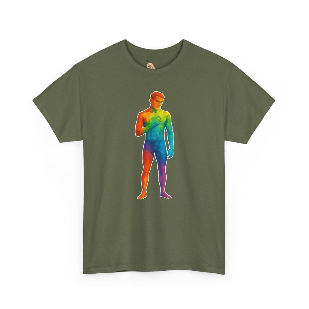 Geometric Pride Twink - Unisex Heavy Cotton Shirt