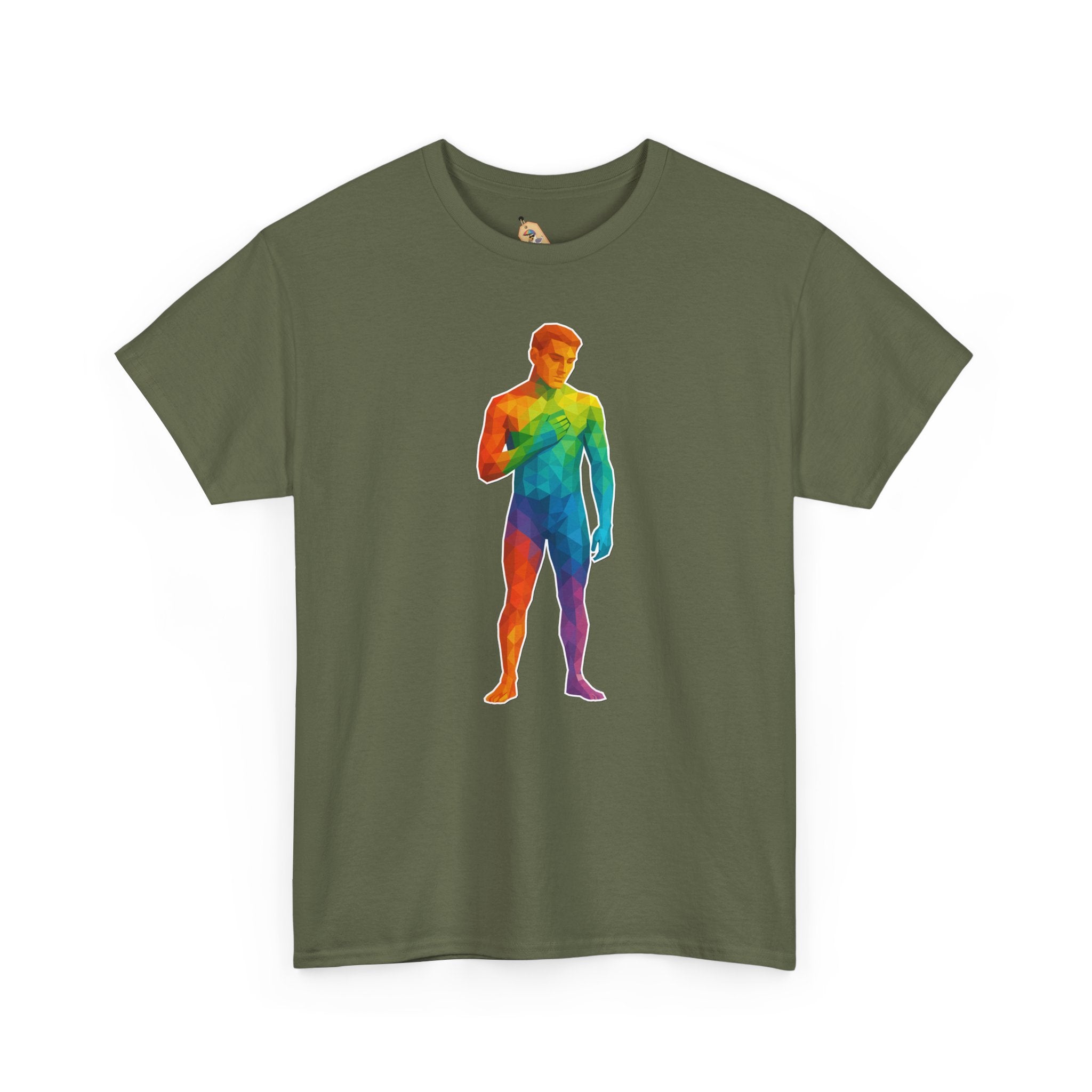 Geometric Pride Twink - Unisex Heavy Cotton Shirt