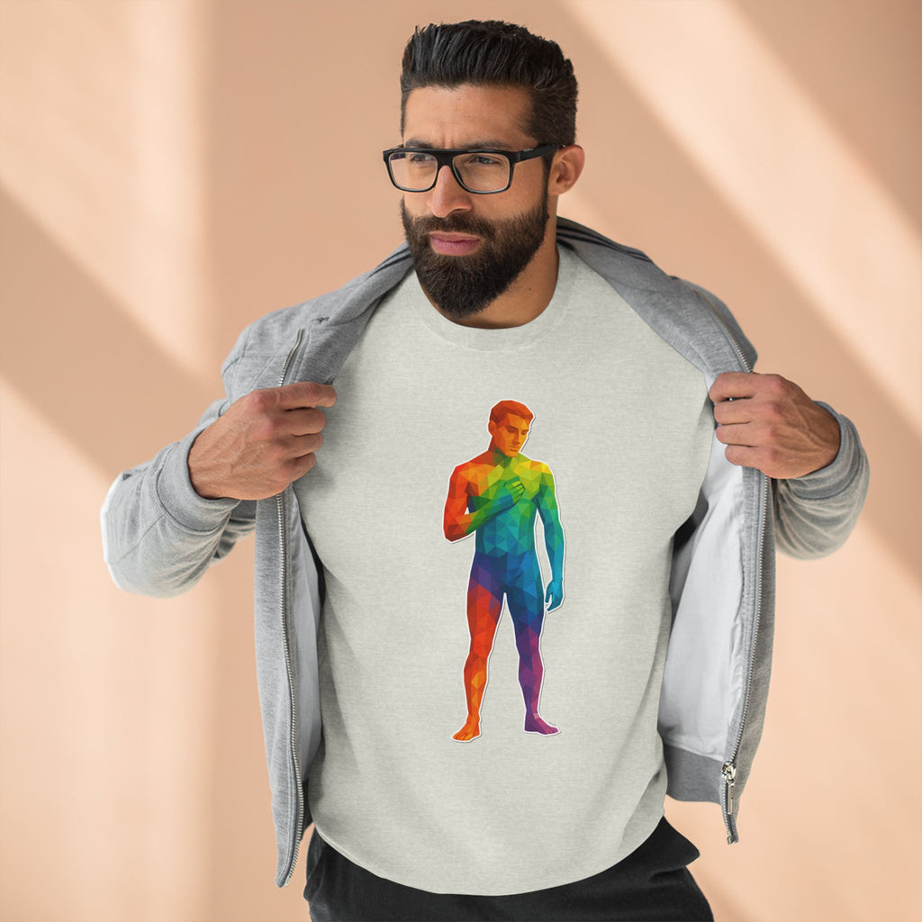 Geometric Pride Twink - Unisex Crewneck Sweatshirt