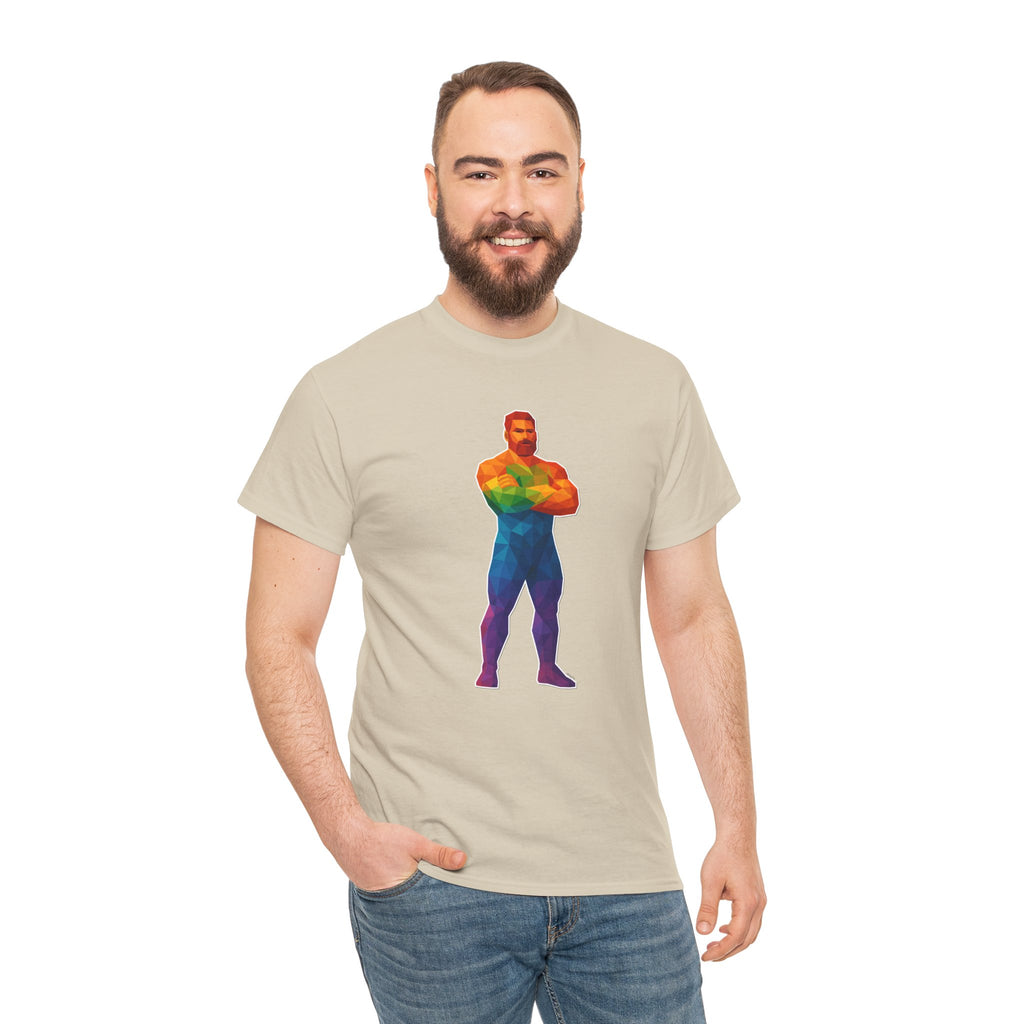 Geometric Pride Daddy - Unisex Heavy Cotton Shirt