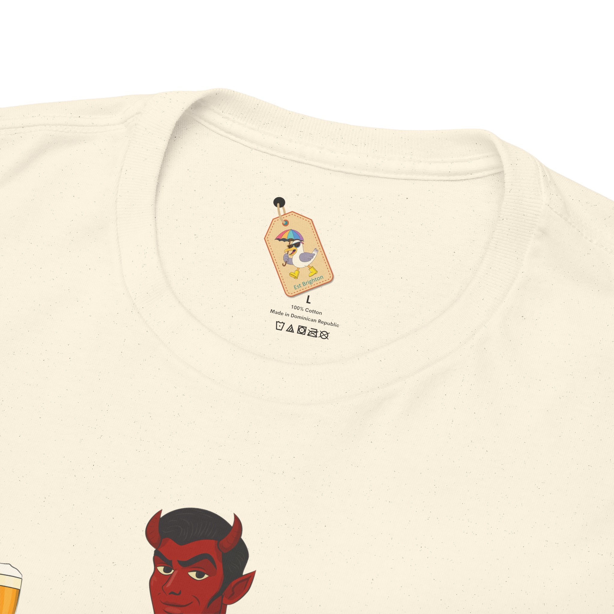 Saddle Up, Devil- Unisex Heavy Cotton Shirt