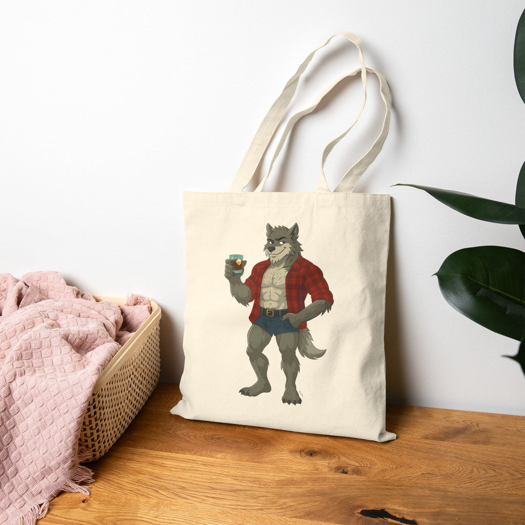 Lumberjack Werewolf Tote Bag