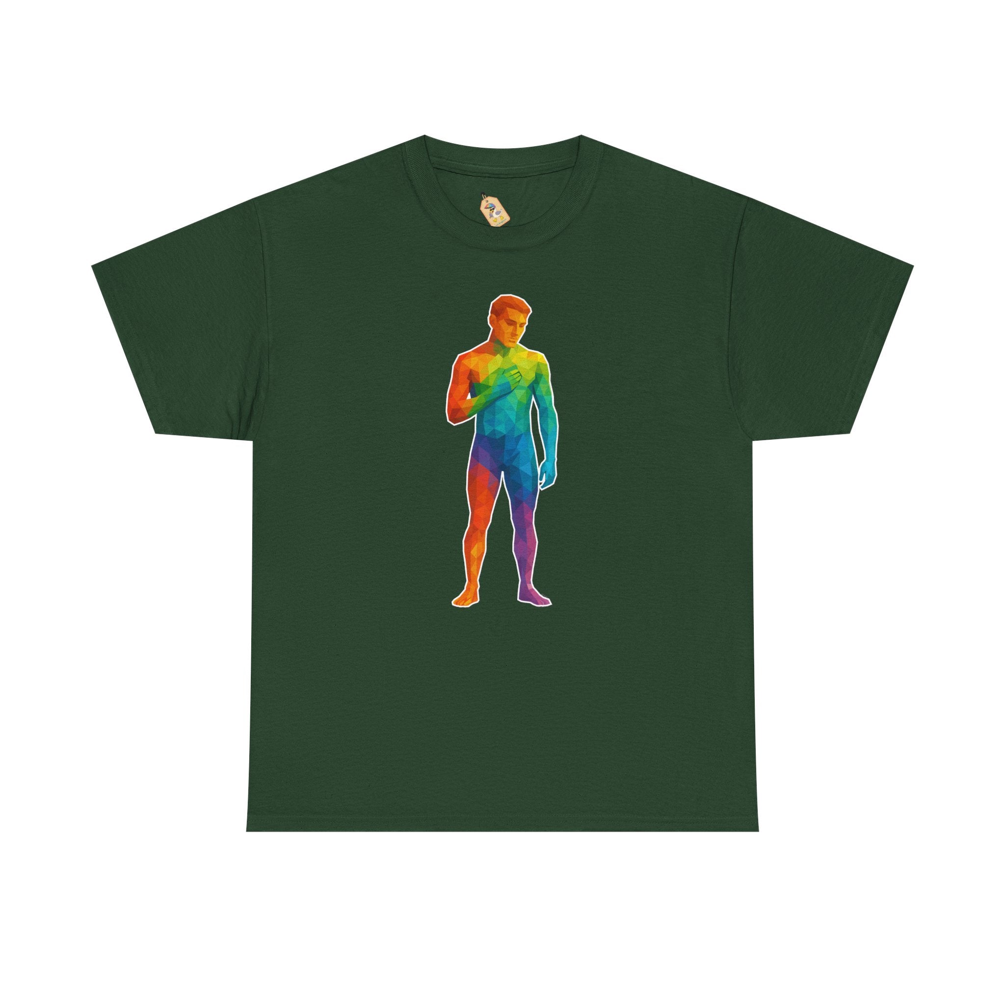 Geometric Pride Twink - Unisex Heavy Cotton Shirt