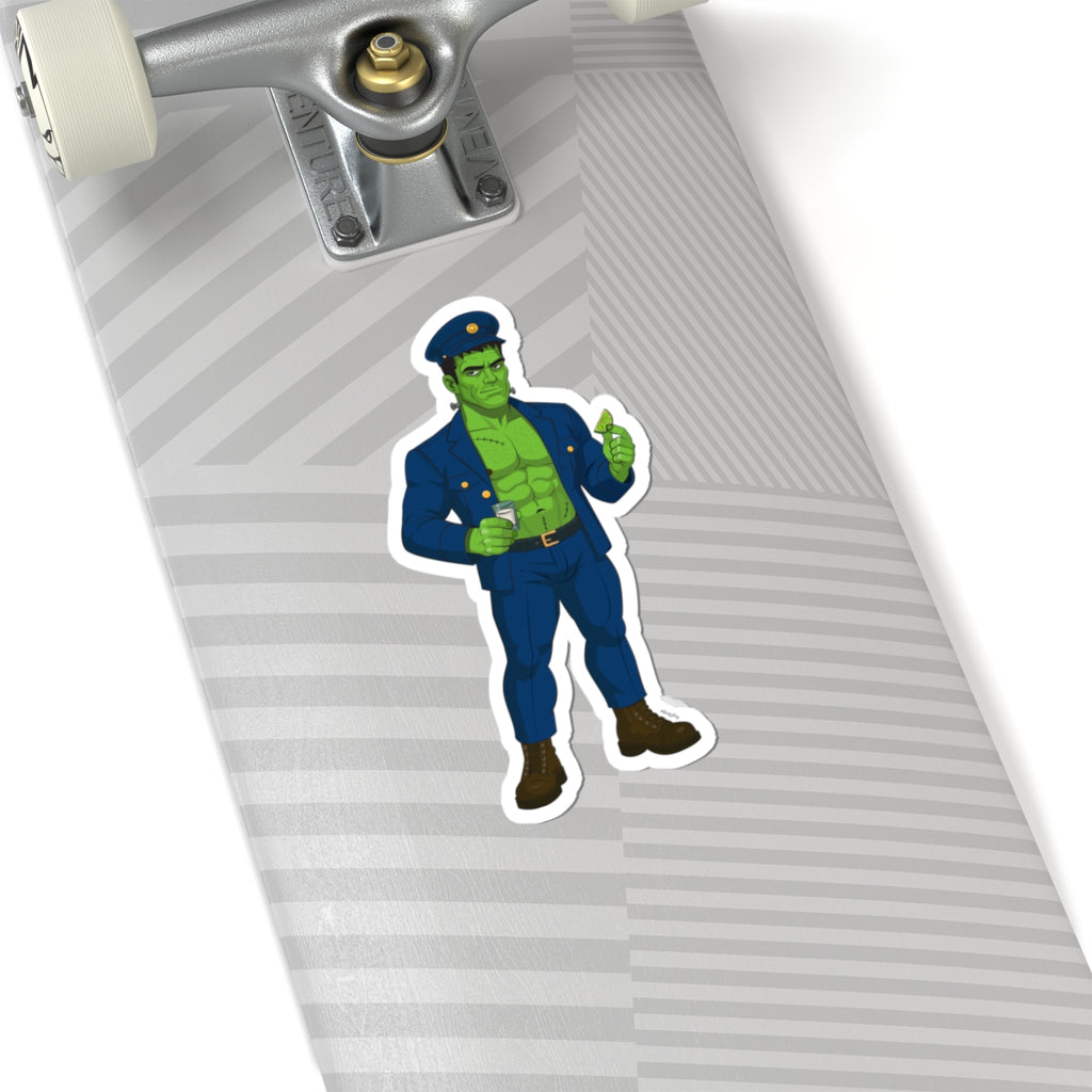 Major Frank N. Stein - Cut Stickers