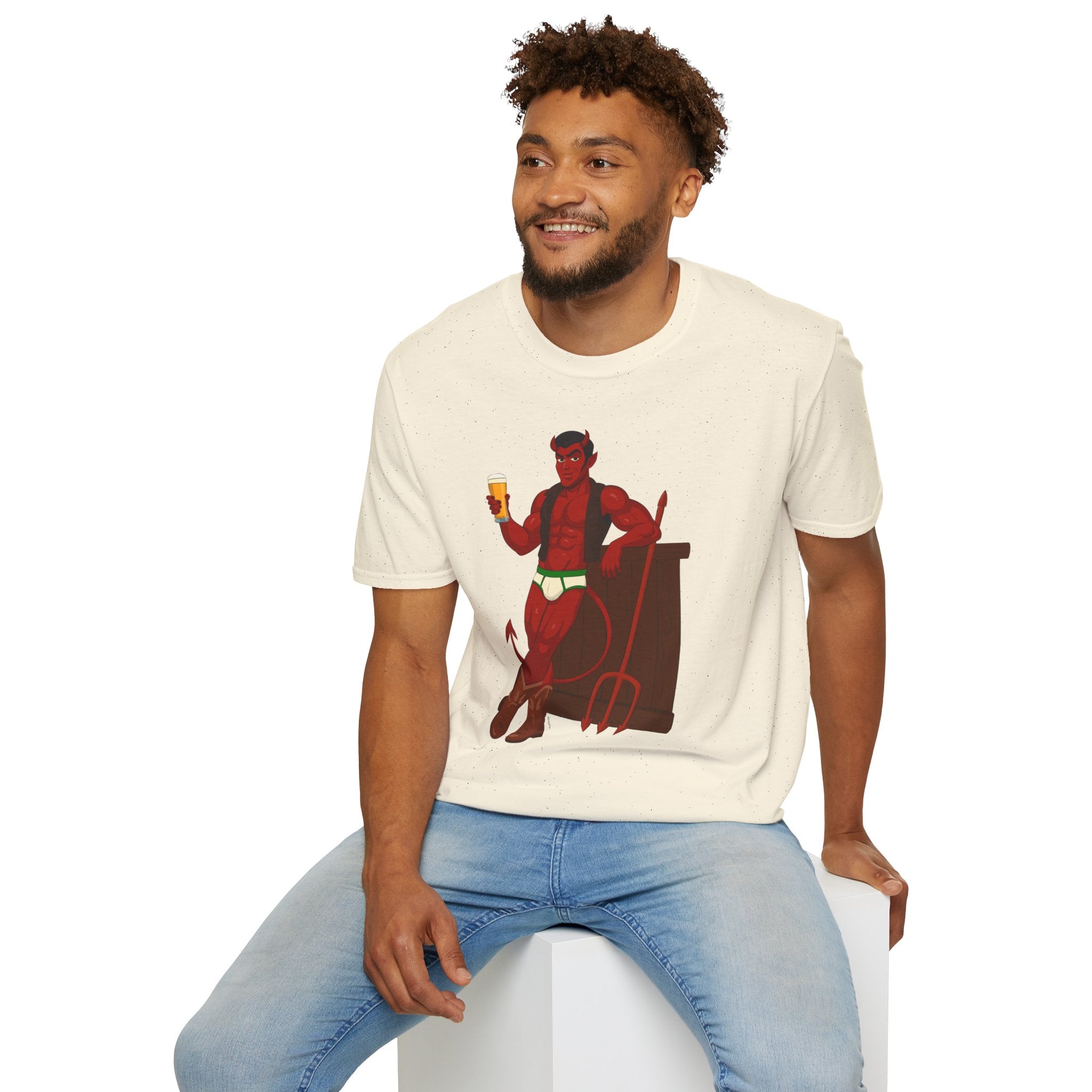 Saddle Up, Devil - Unisex Softstyle T-Shirt