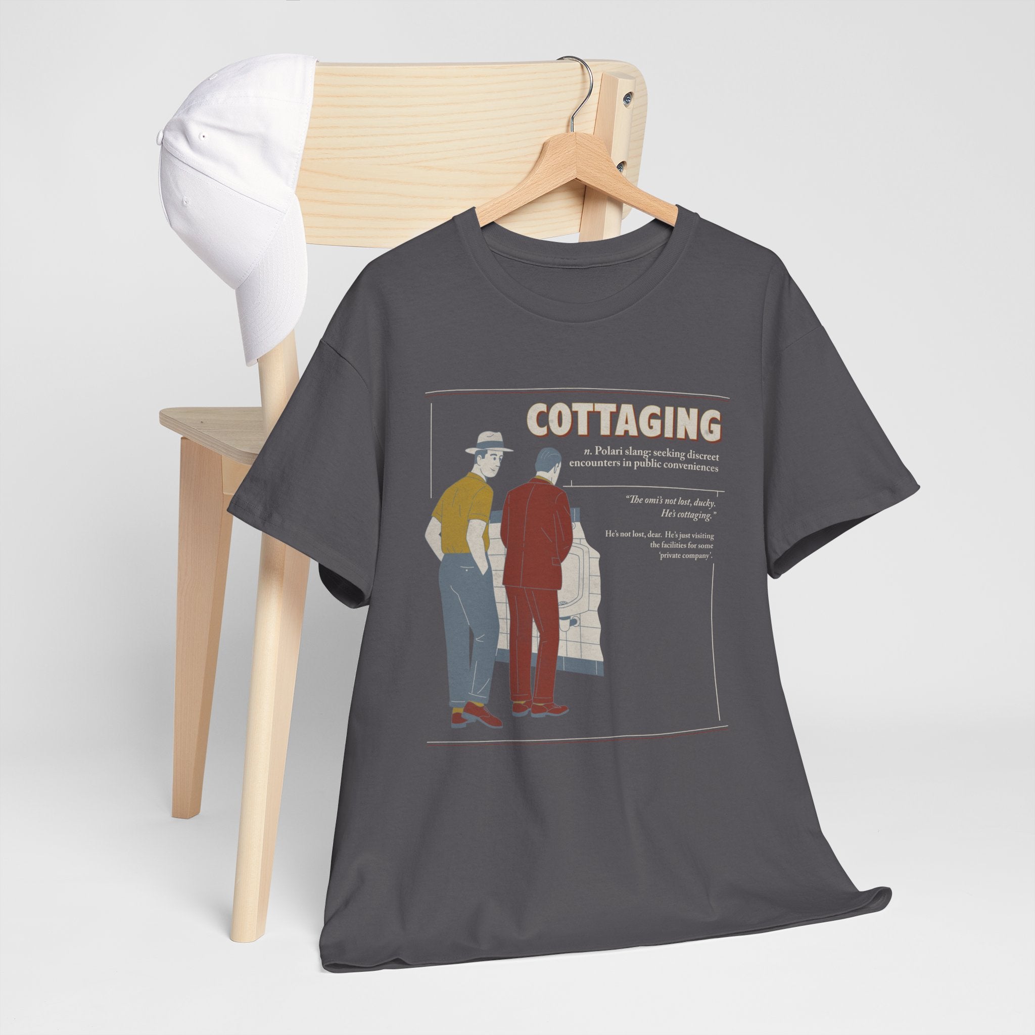 Polari: Cottaging - Unisex Heavy Cotton Shirt