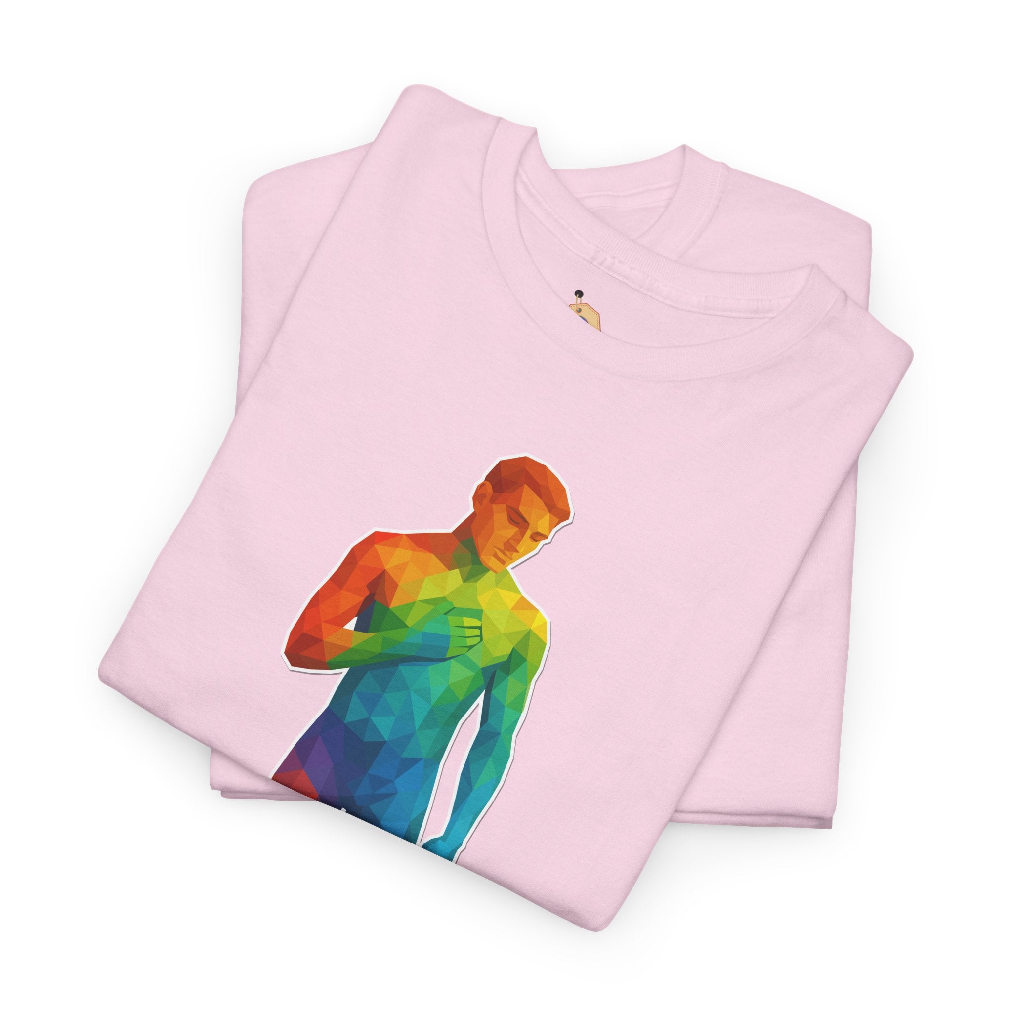 Geometric Pride Twink - Unisex Heavy Cotton Shirt