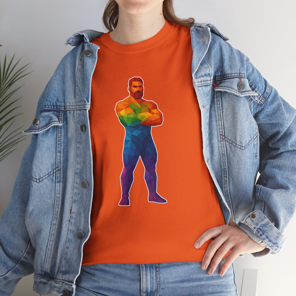 Geometric Pride Daddy - Unisex Heavy Cotton Shirt