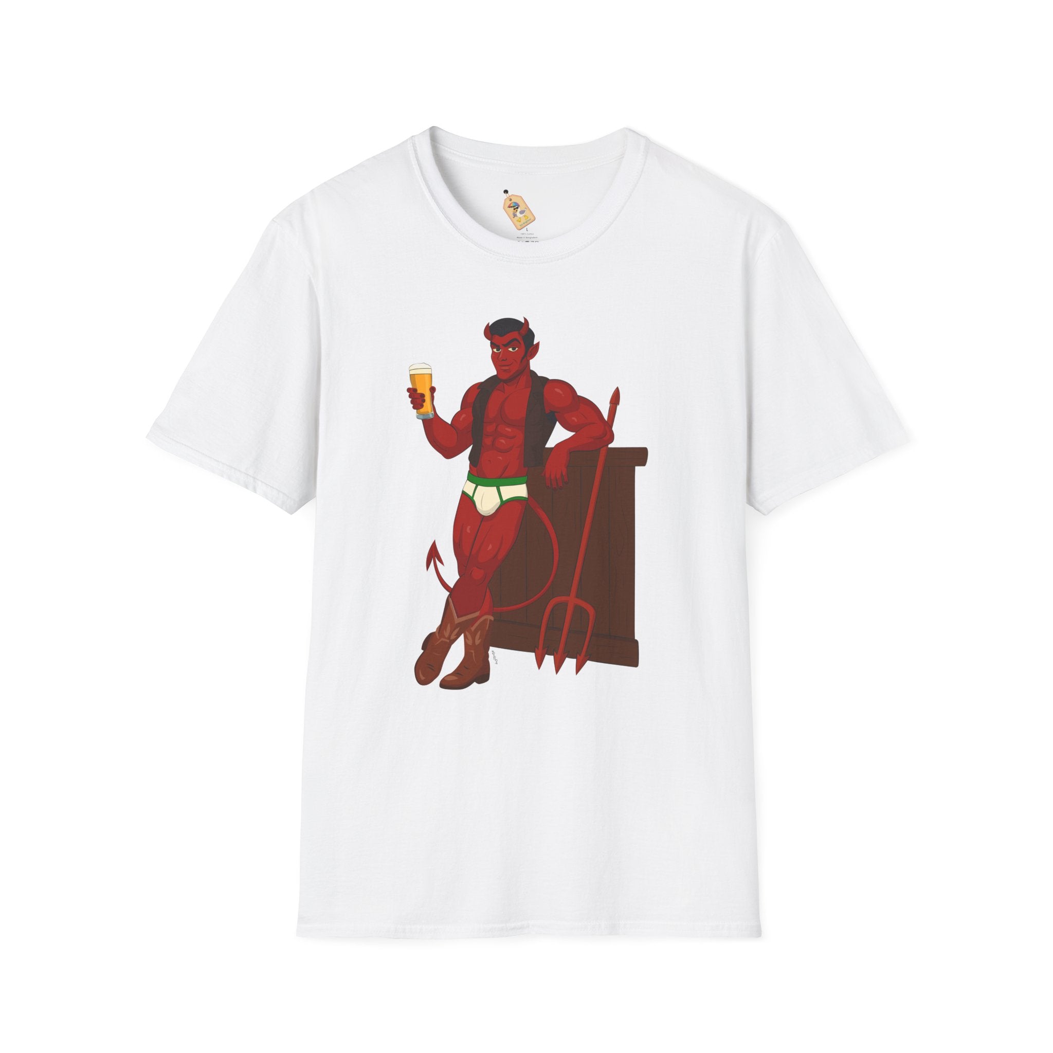 Saddle Up, Devil - Unisex Softstyle T-Shirt