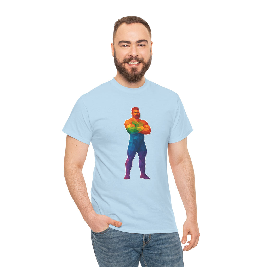 Geometric Pride Daddy - Unisex Heavy Cotton Shirt