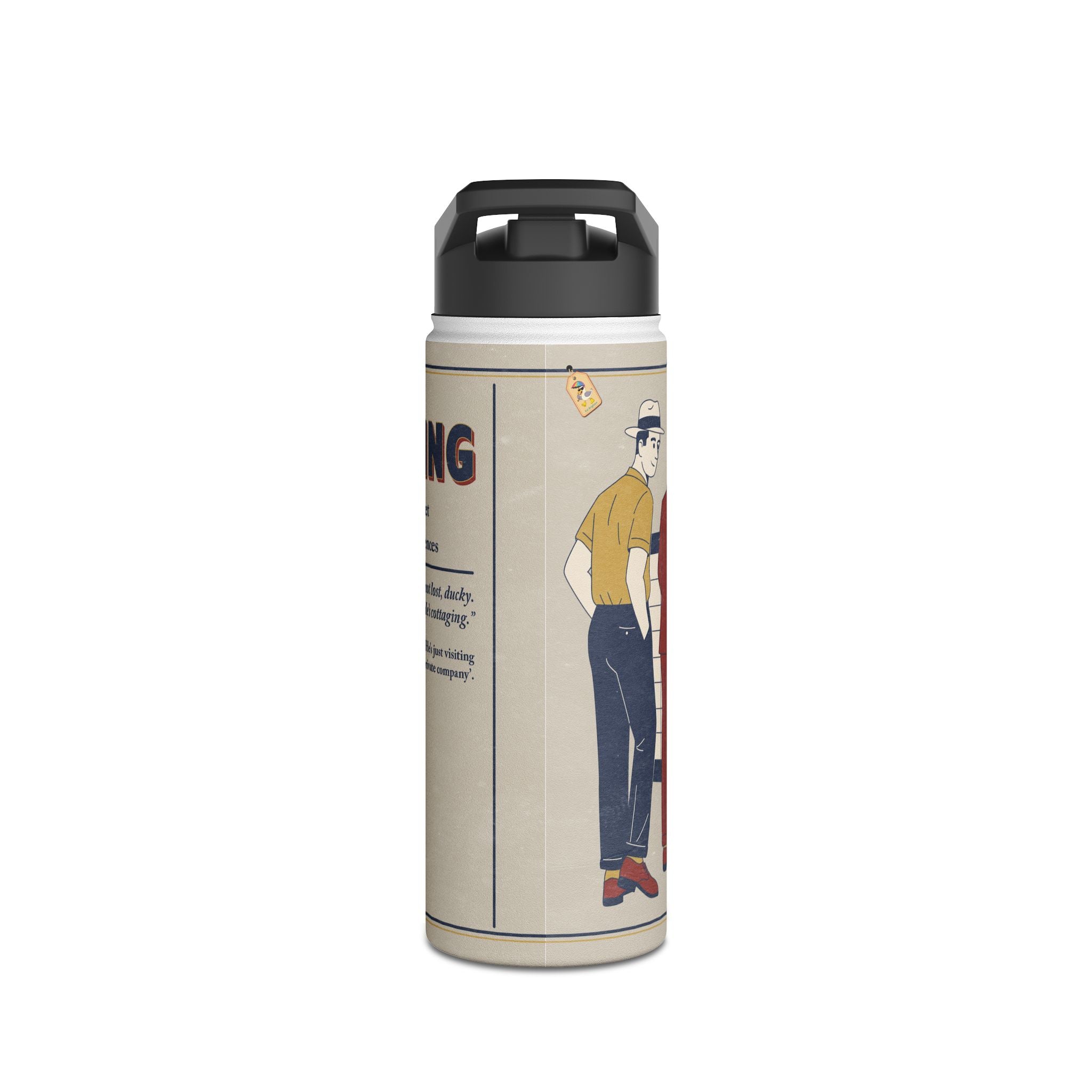 Polari: Cottaging. Stainless Steel Water Bottle