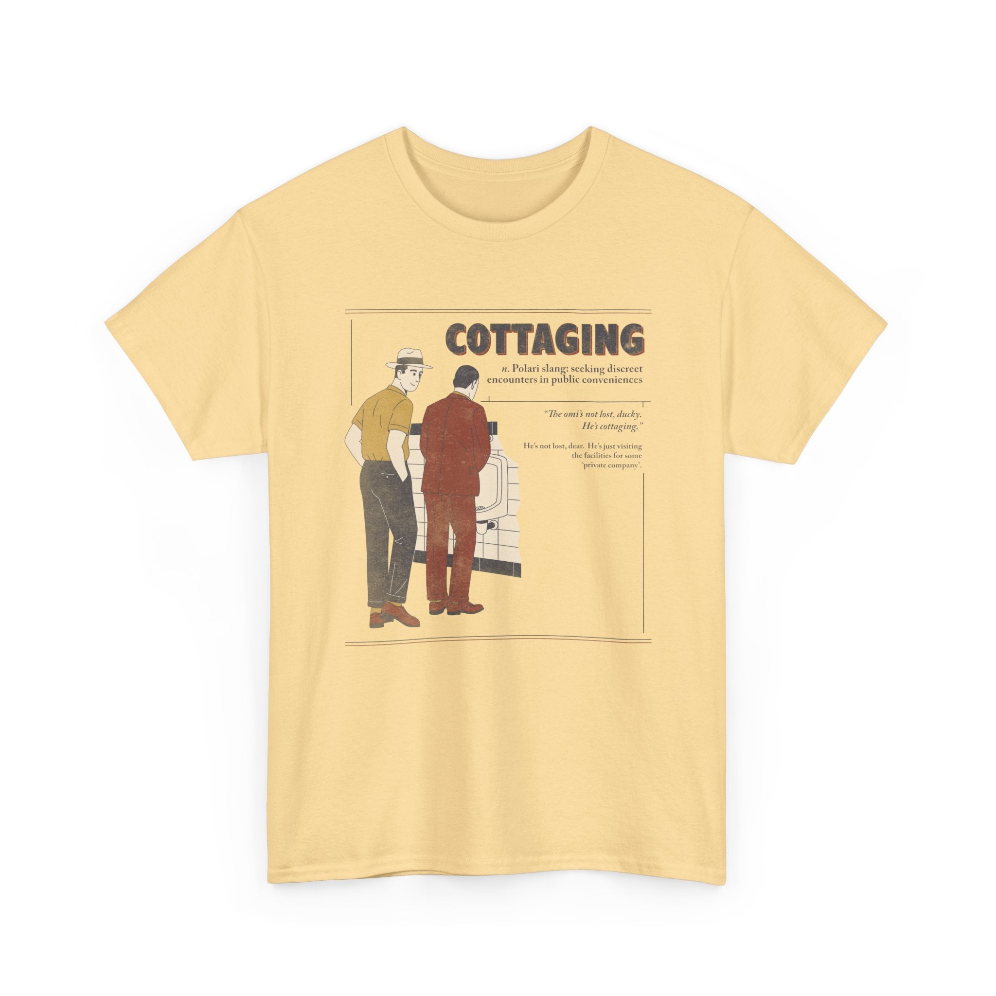 Polari: Cottaging - Unisex Heavy Cotton Shirt