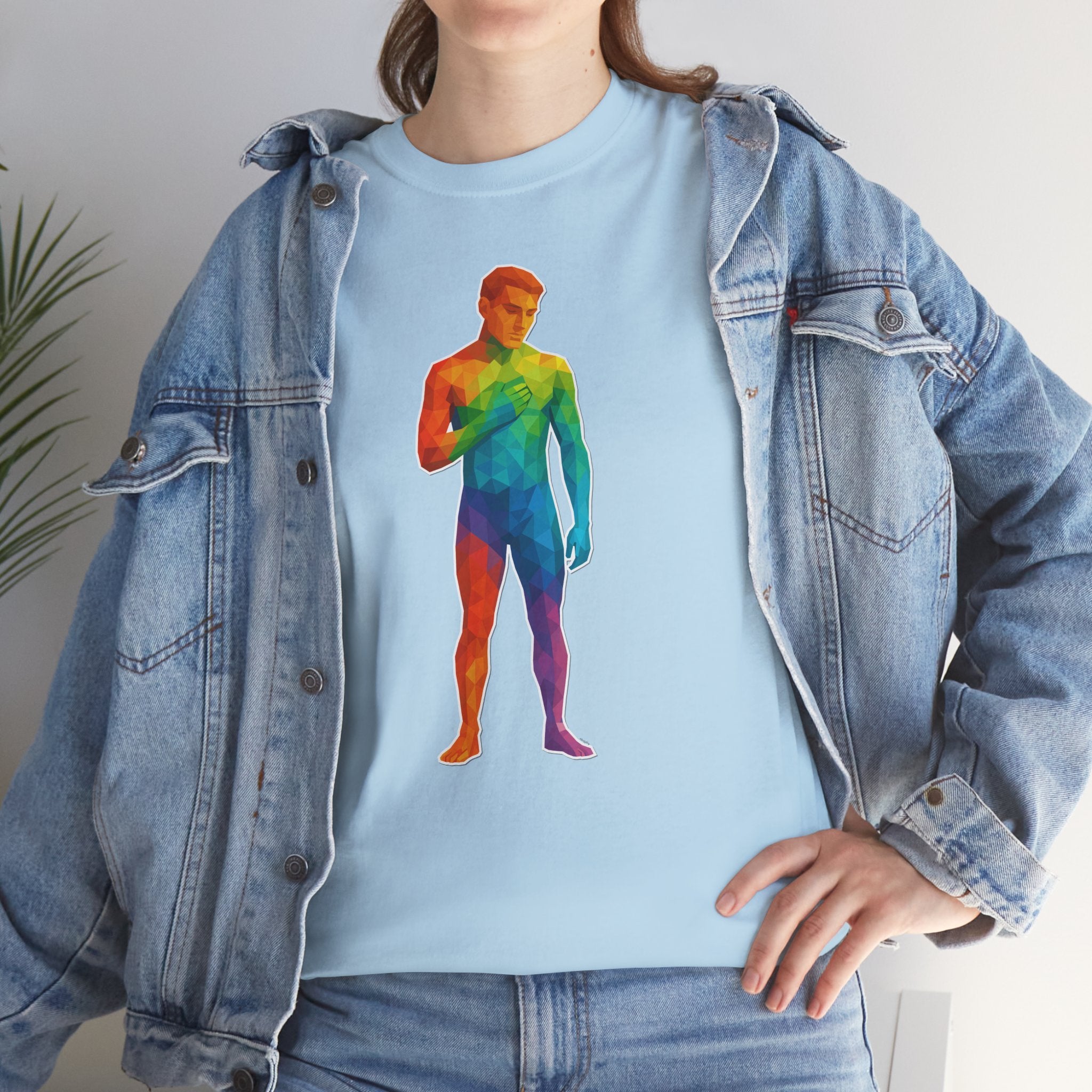 Geometric Pride Twink - Unisex Heavy Cotton Shirt