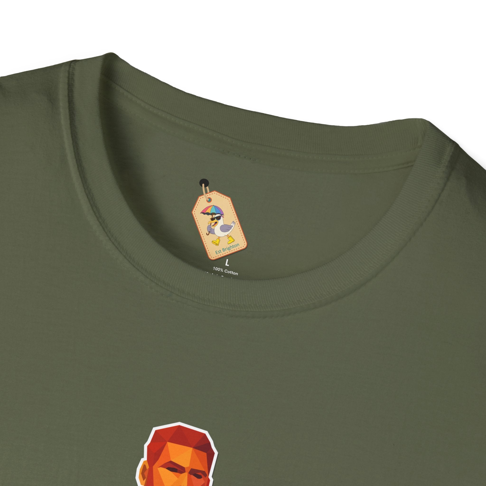 Geometric Pride Daddy - Unisex Softstyle T-Shirt