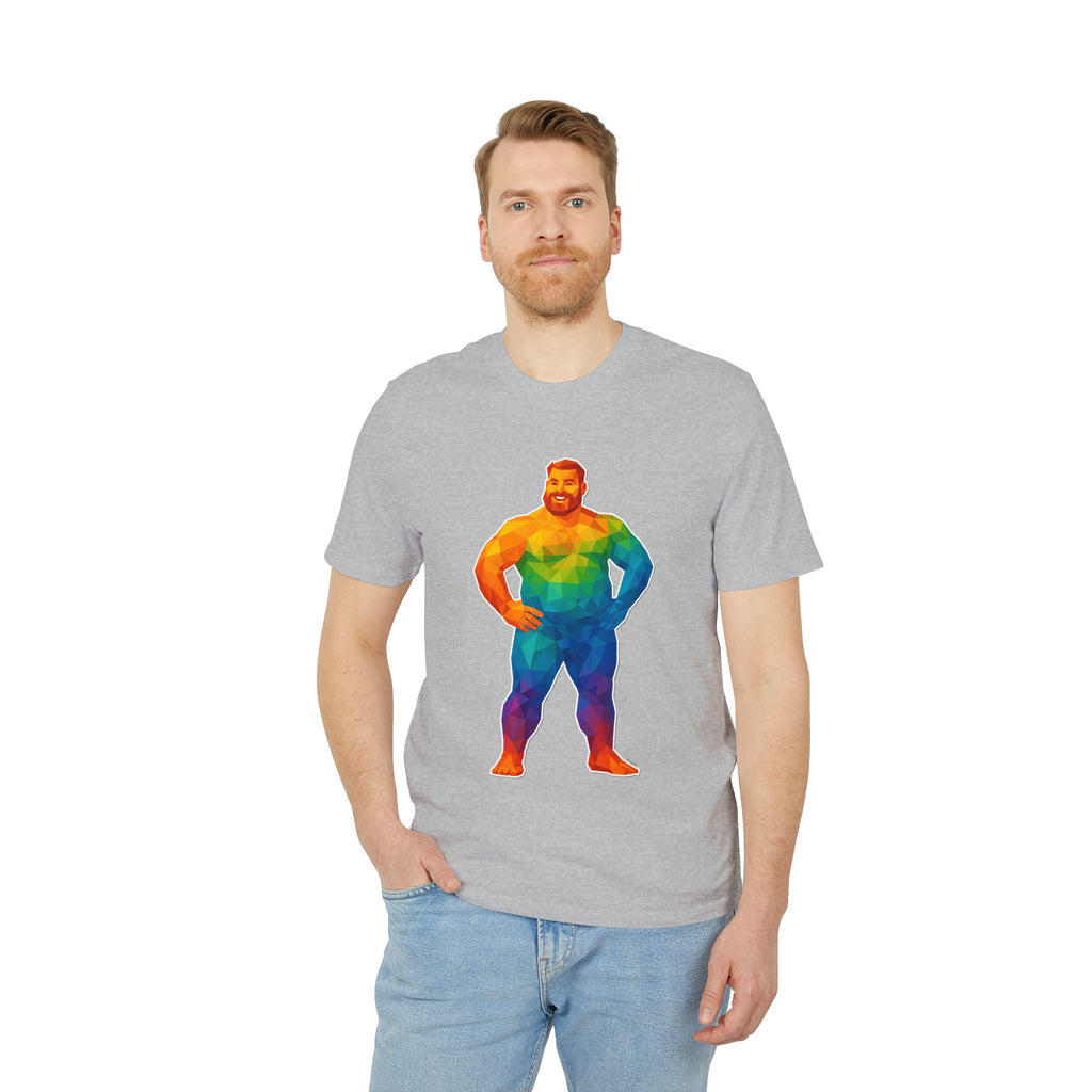 Geometric Pride Bear - Organic Staple T-shirt
