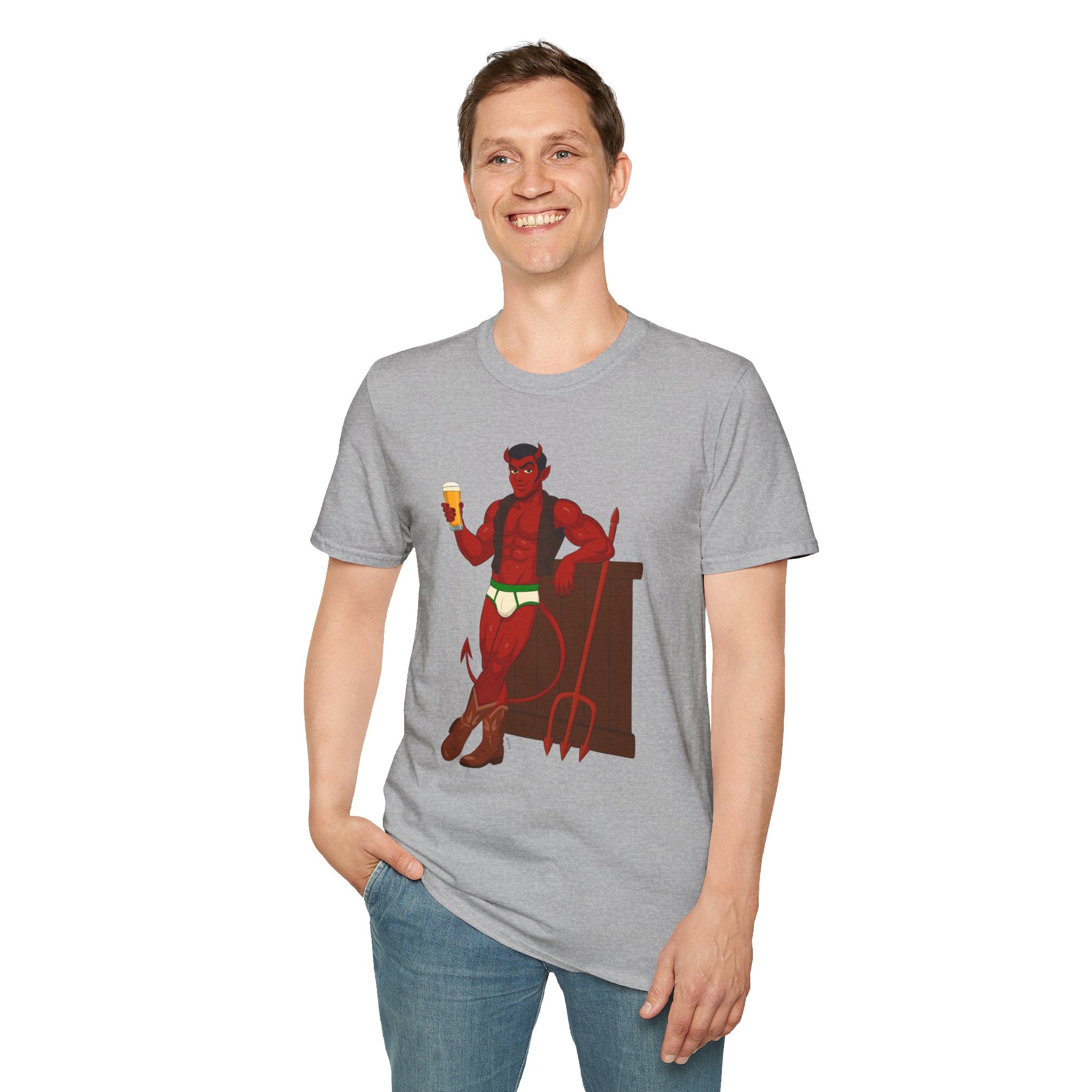 Saddle Up, Devil - Unisex Softstyle T-Shirt