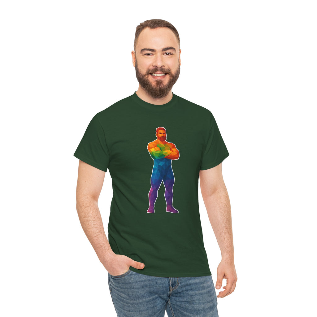 Geometric Pride Daddy - Unisex Heavy Cotton Shirt