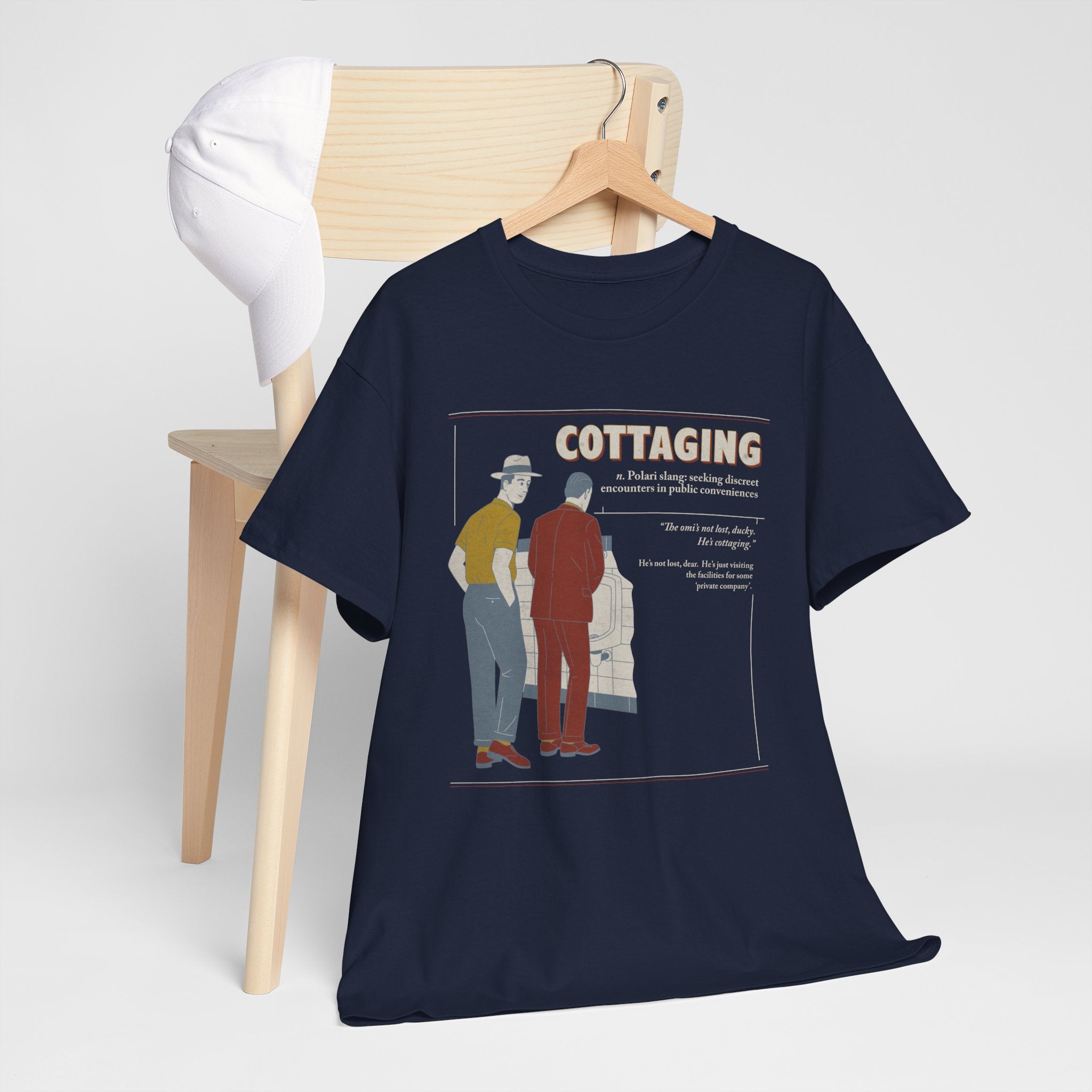 Polari: Cottaging - Unisex Heavy Cotton Shirt