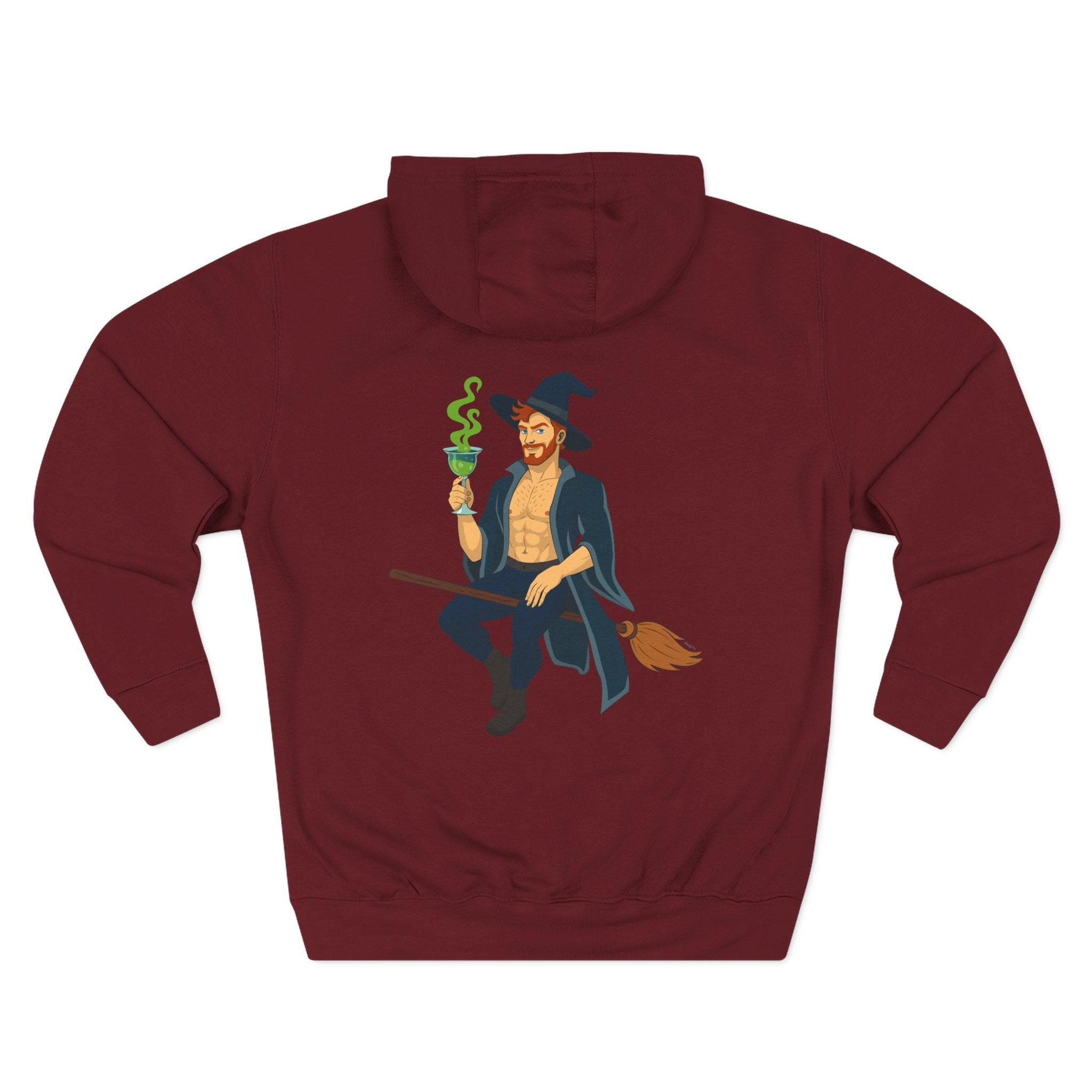 The Ginger Witch - Three-Panel Fleece Hoodie