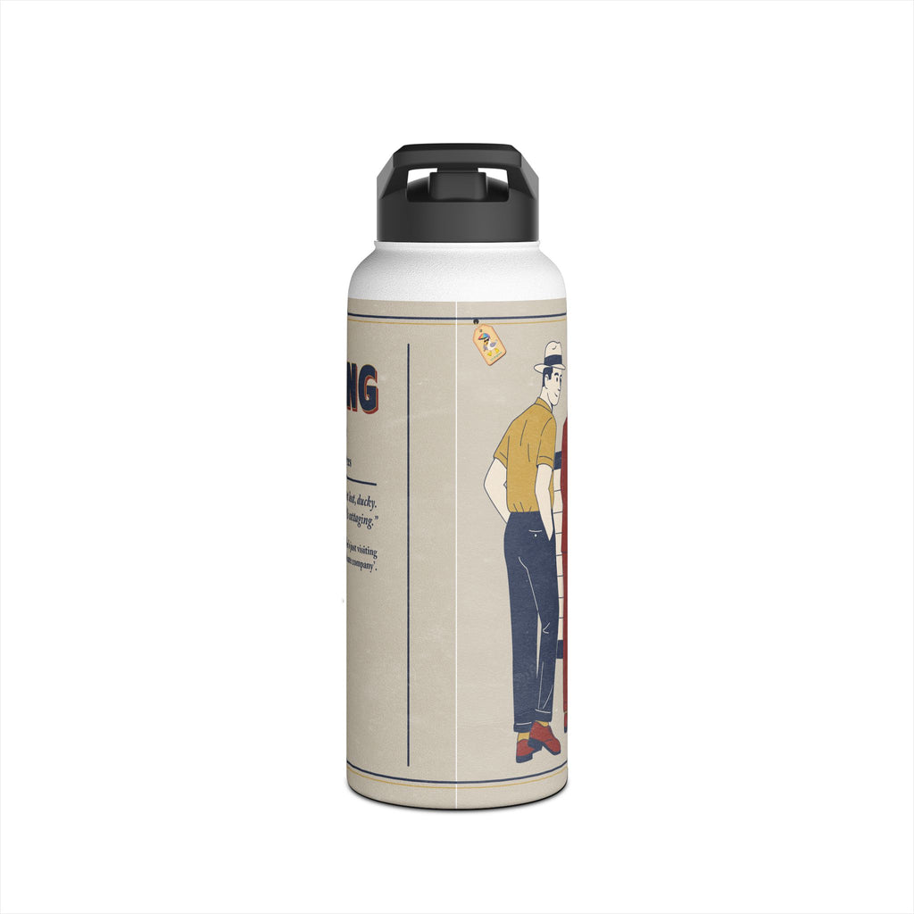 Polari: Cottaging. Stainless Steel Water Bottle
