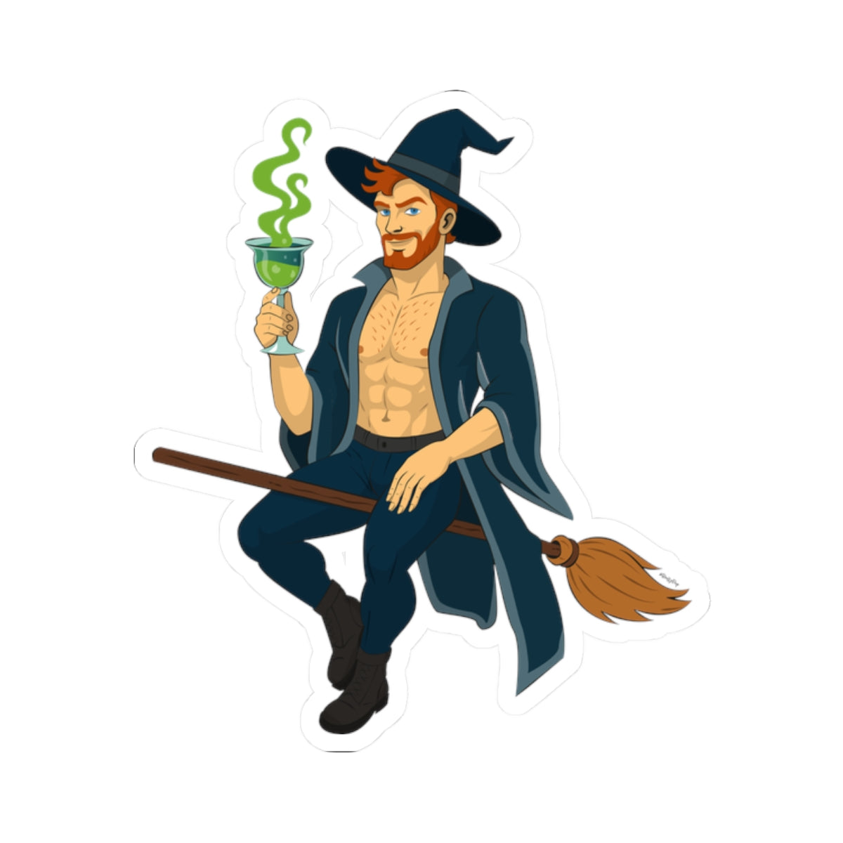 The Ginger Witch - Cut Stickers