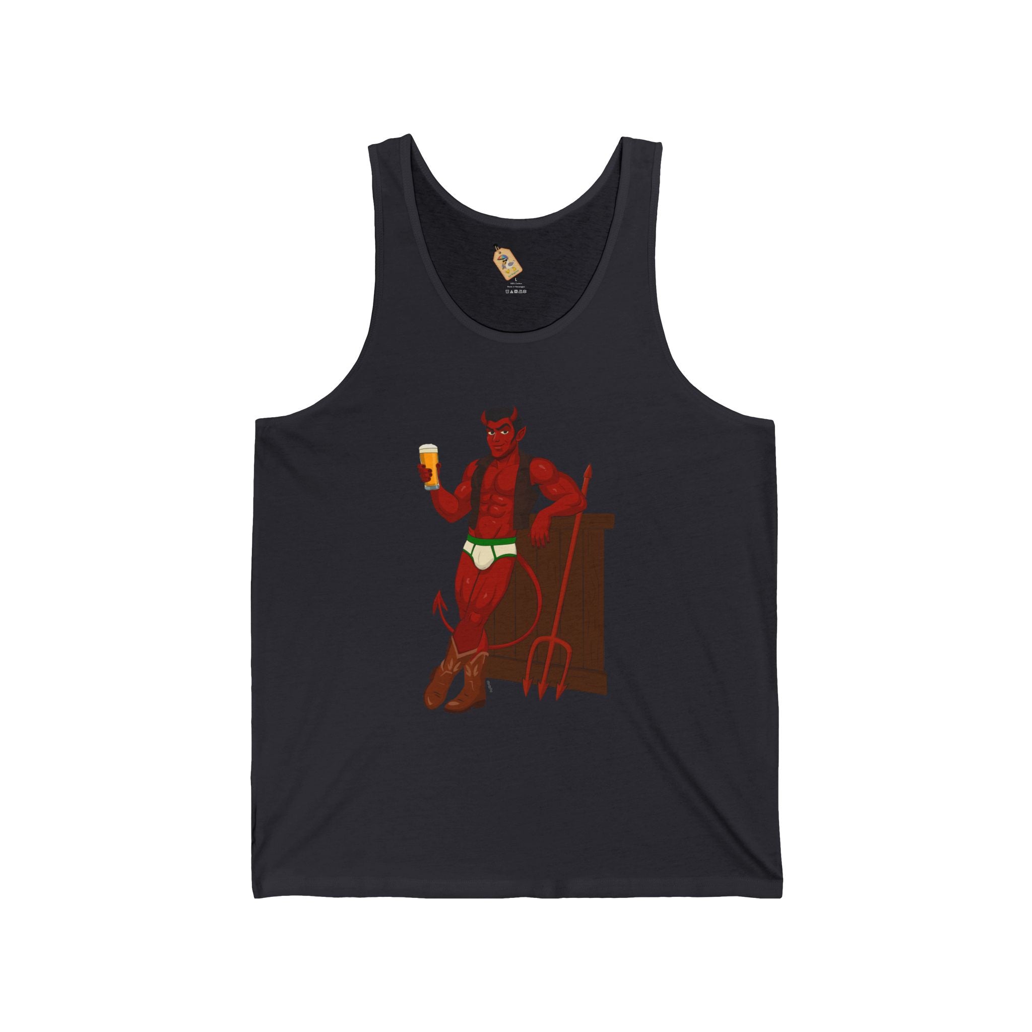 Saddle Up, Devil - Unisex Jersey Tank