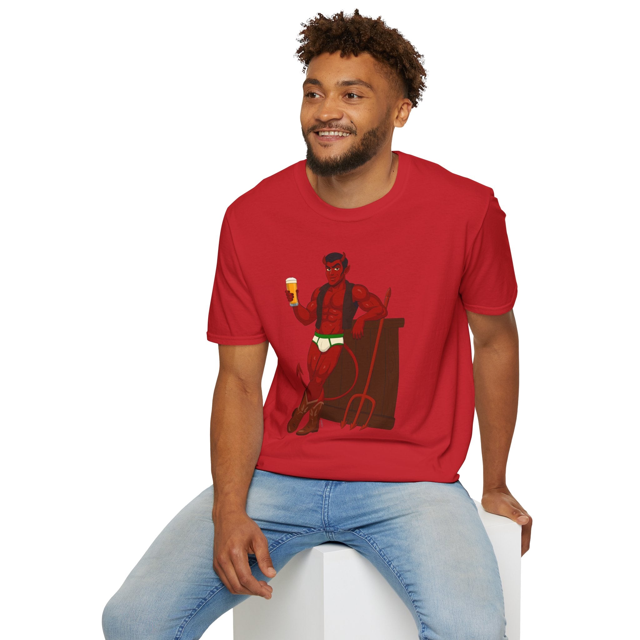 Saddle Up, Devil - Unisex Softstyle T-Shirt