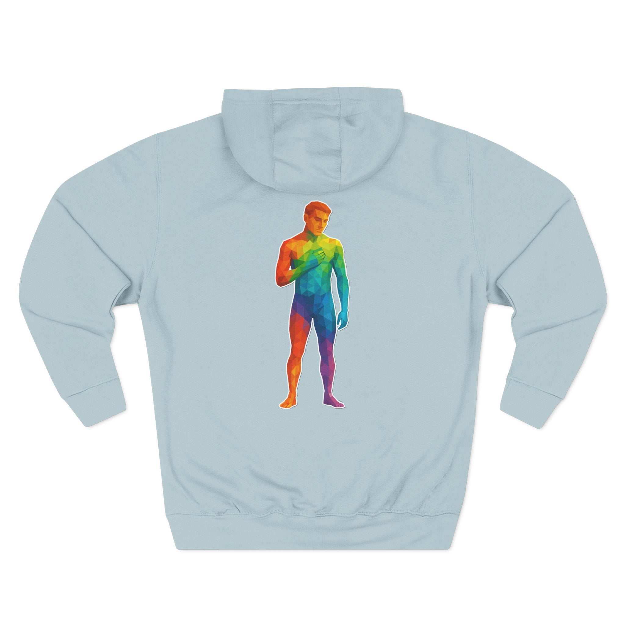 Geometric Pride Twink - Three-Panel Fleece Hoodie