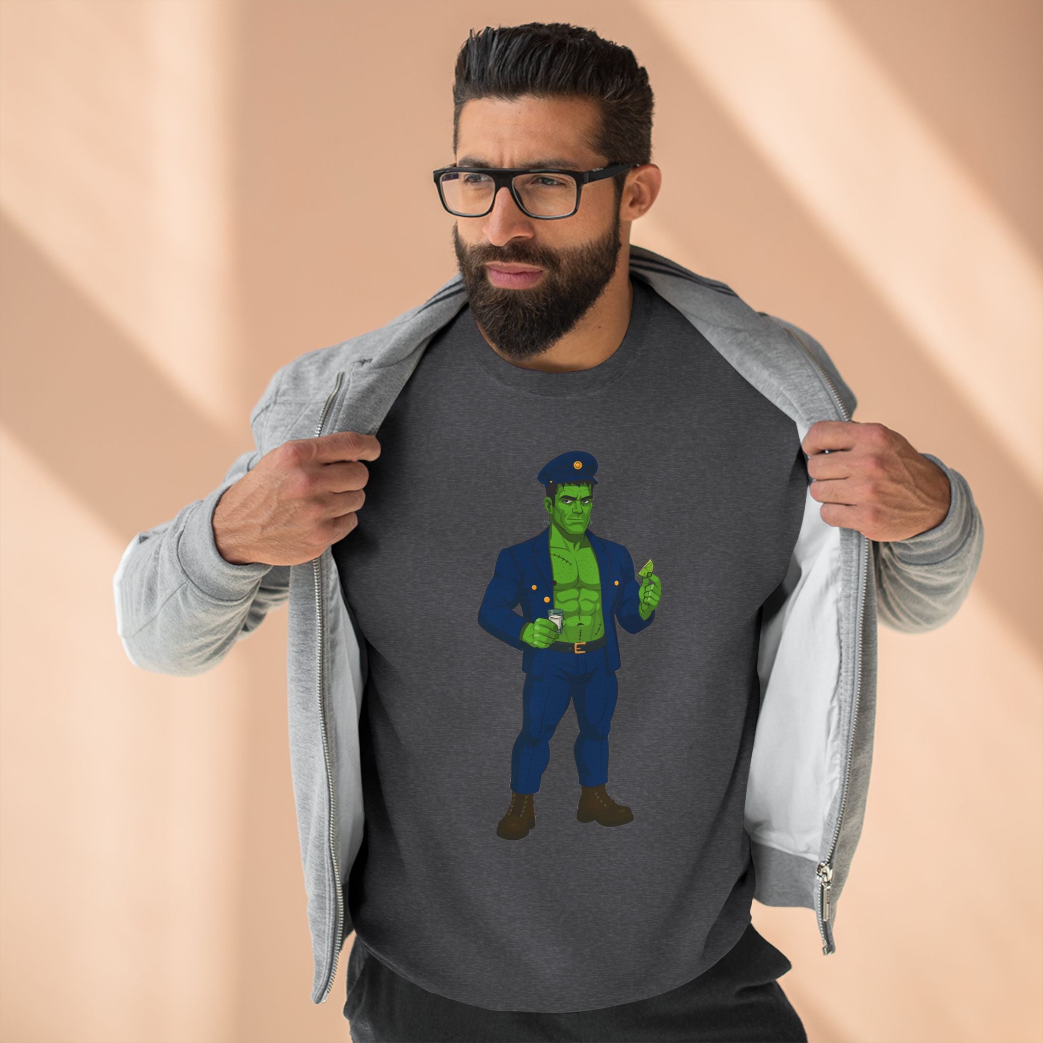Major Frank N. Stein - Unisex Crewneck Sweatshirt