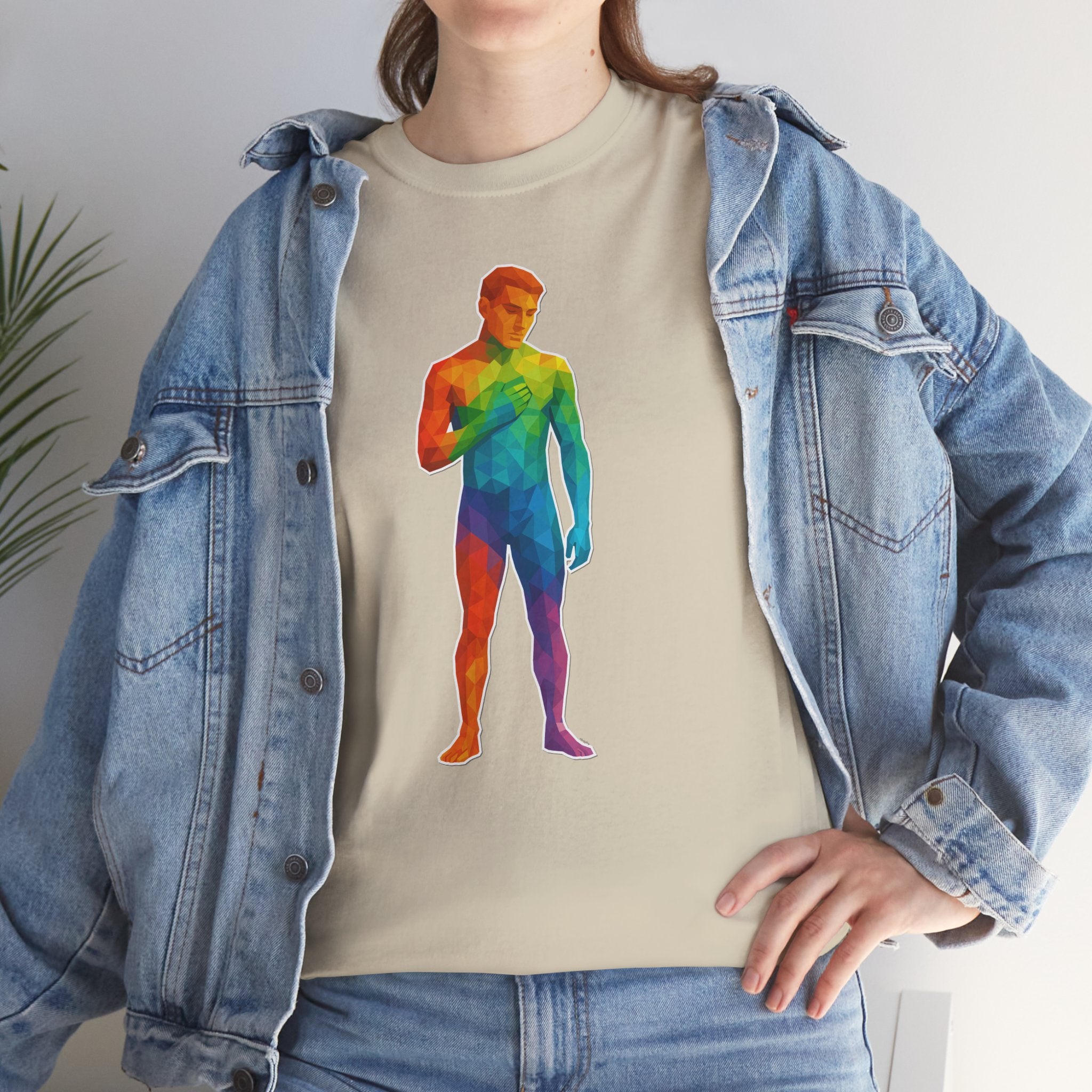 Geometric Pride Twink - Unisex Heavy Cotton Shirt