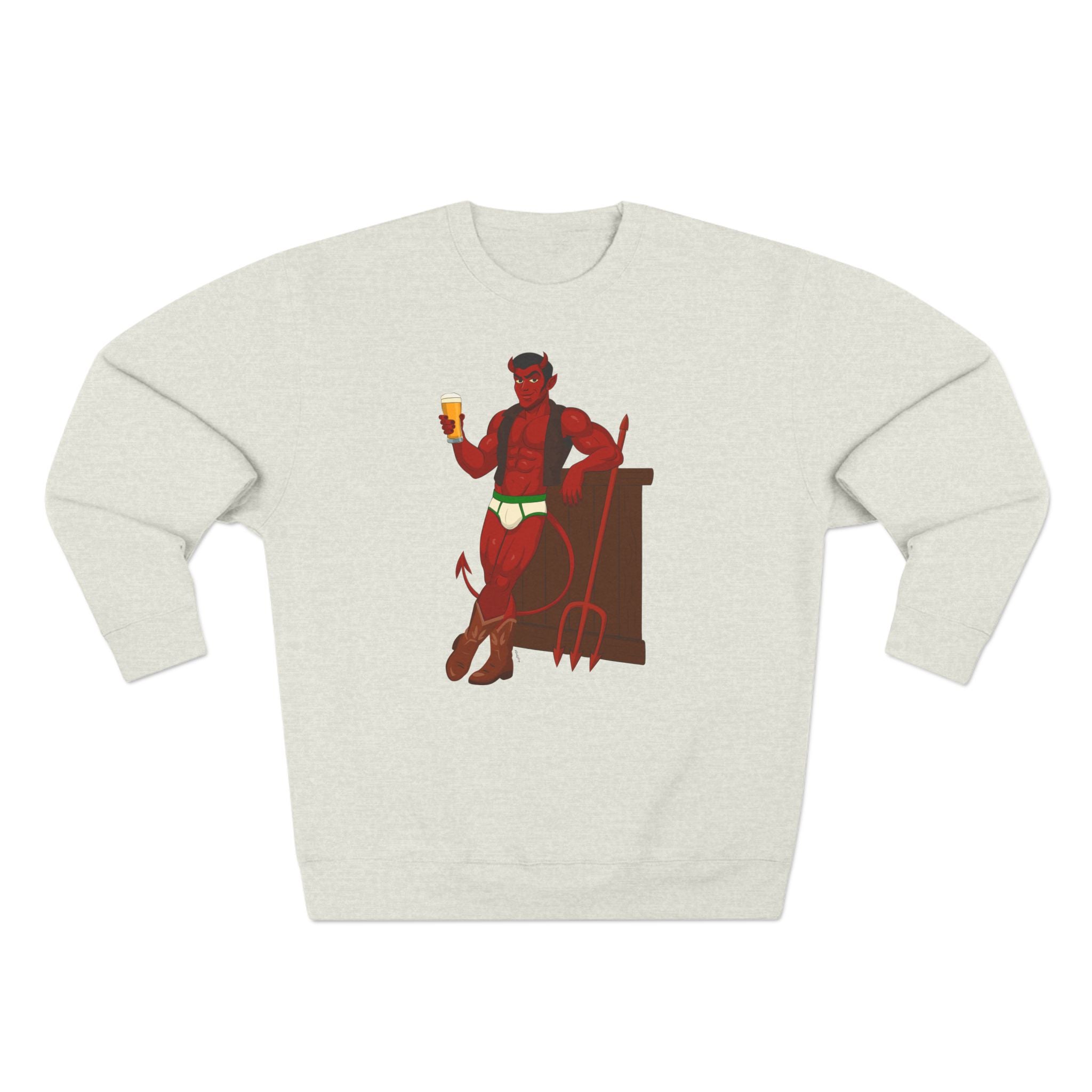 Saddle Up, Devil - Unisex Crewneck Sweatshirt