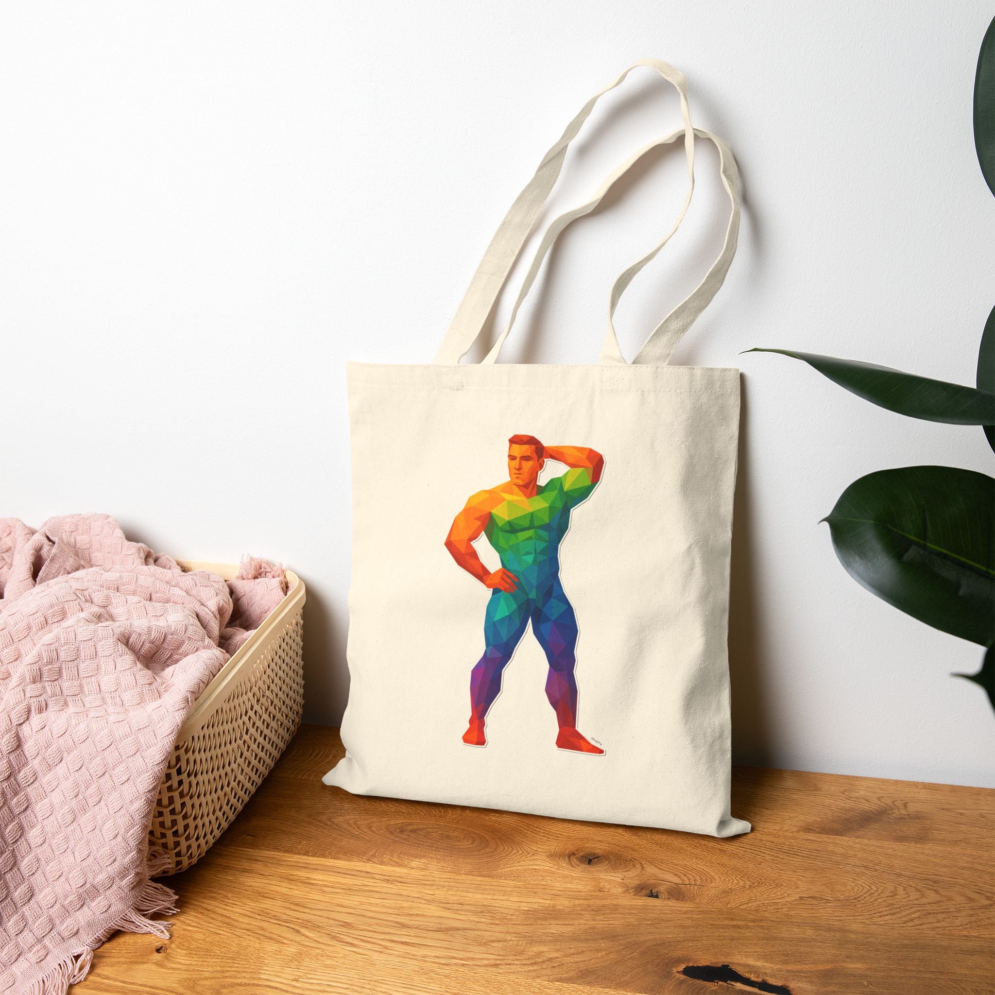 Geometric Hunk Tote Bag