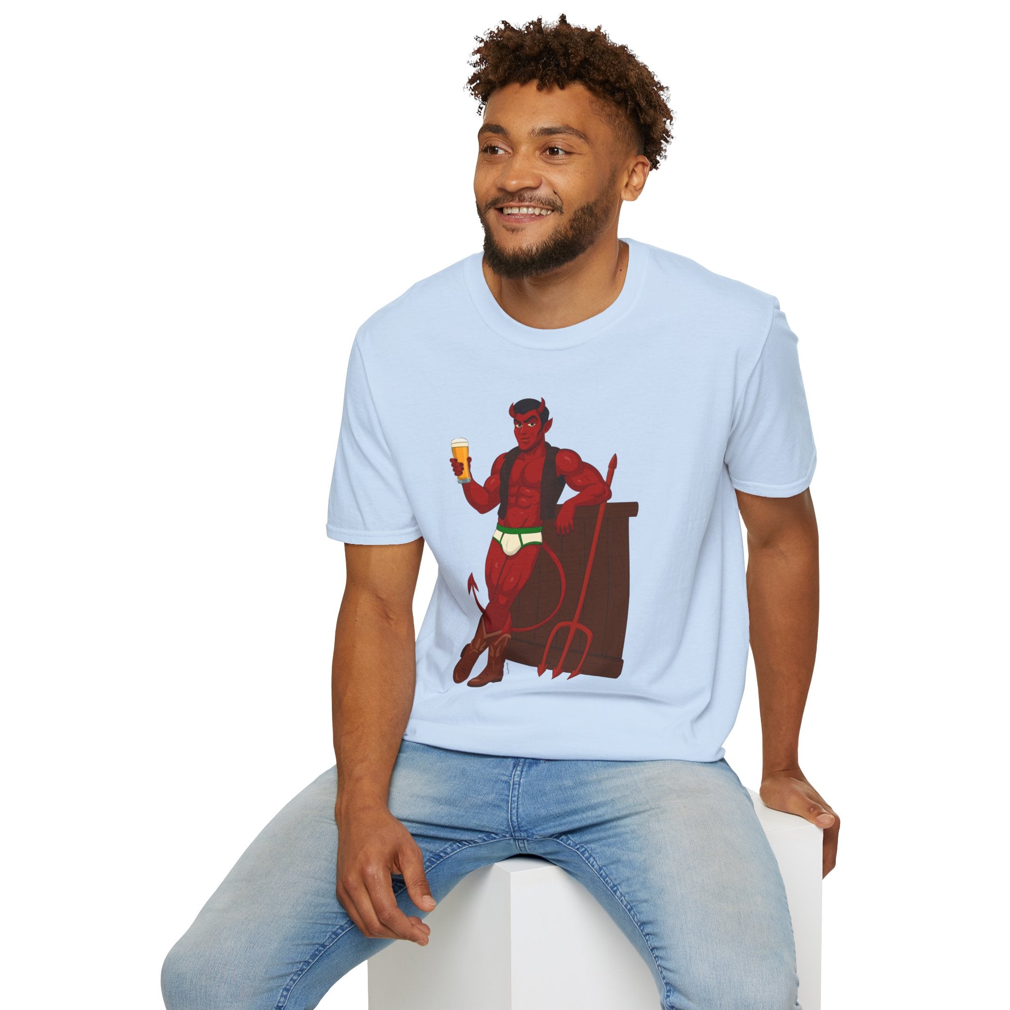 Saddle Up, Devil - Unisex Softstyle T-Shirt
