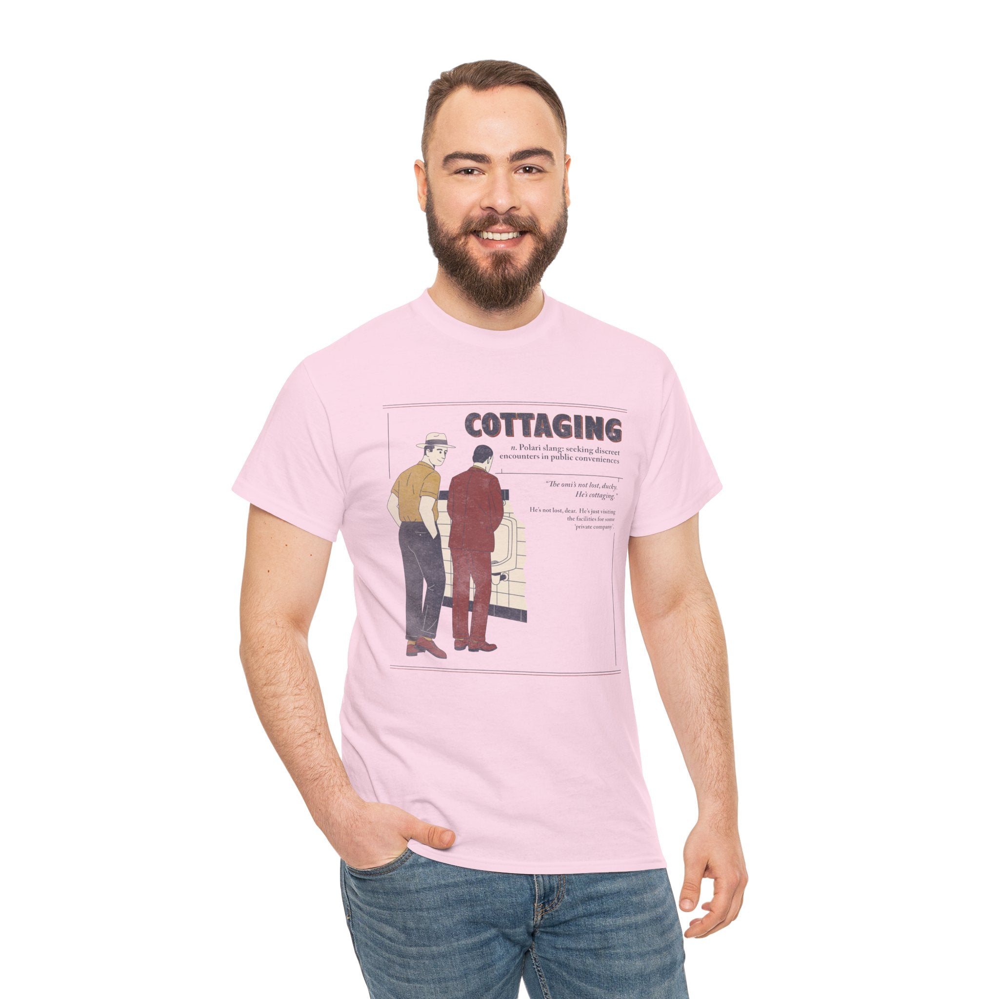 Polari: Cottaging - Unisex Heavy Cotton Shirt