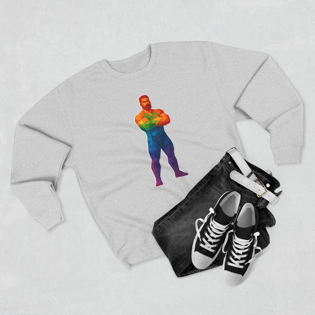 Geometric Pride Daddy - Unisex Crewneck Sweatshirt