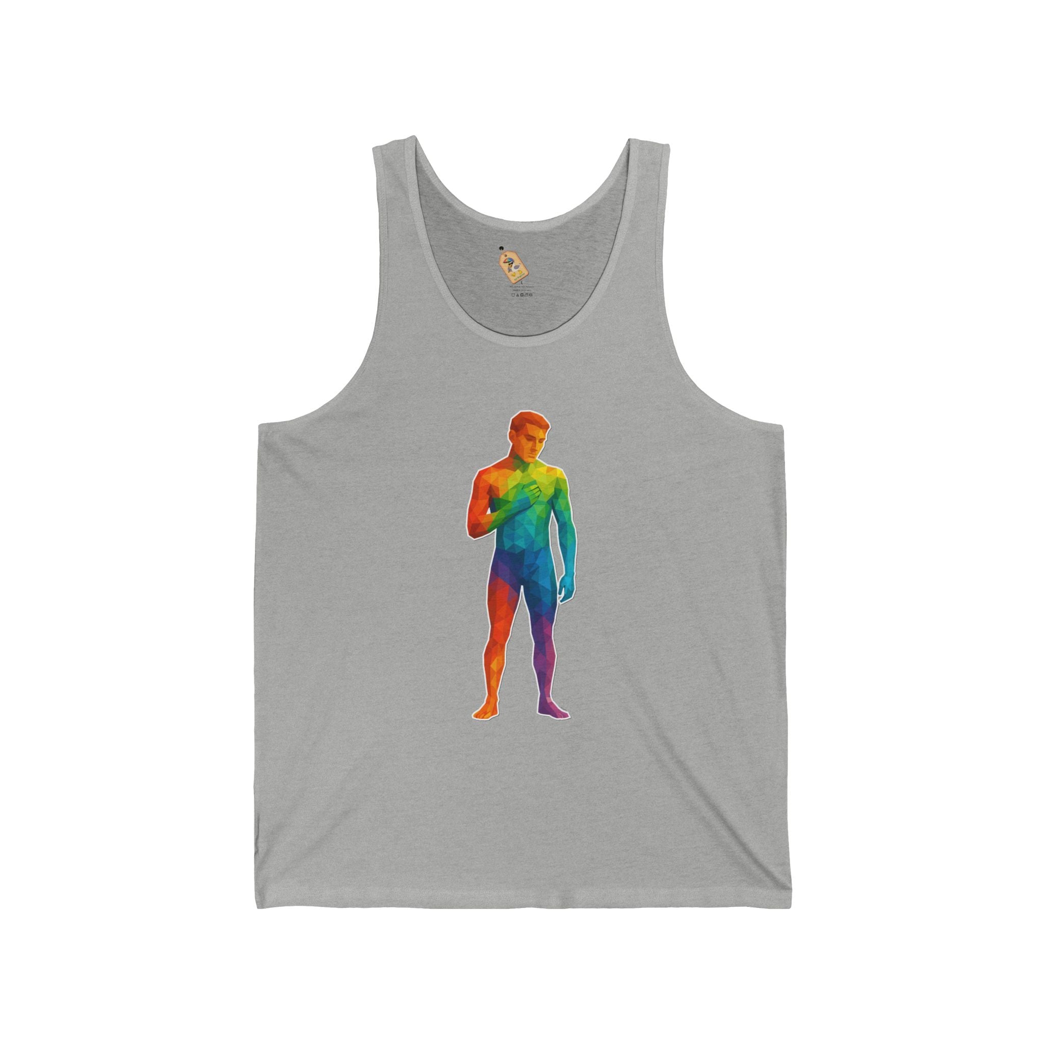 Geometric Pride Twink - Unisex Jersey Tank