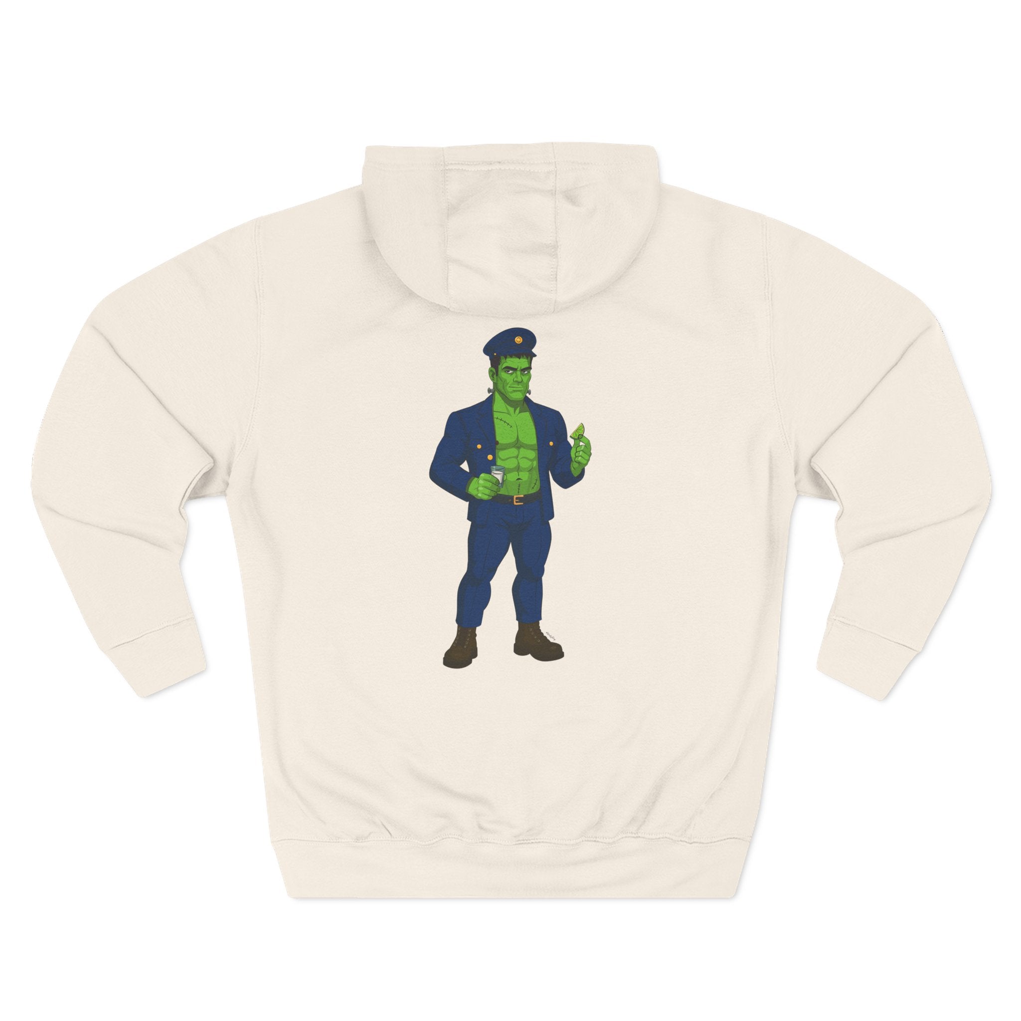 Major Frank N. Stein - Three-Panel Fleece Hoodie