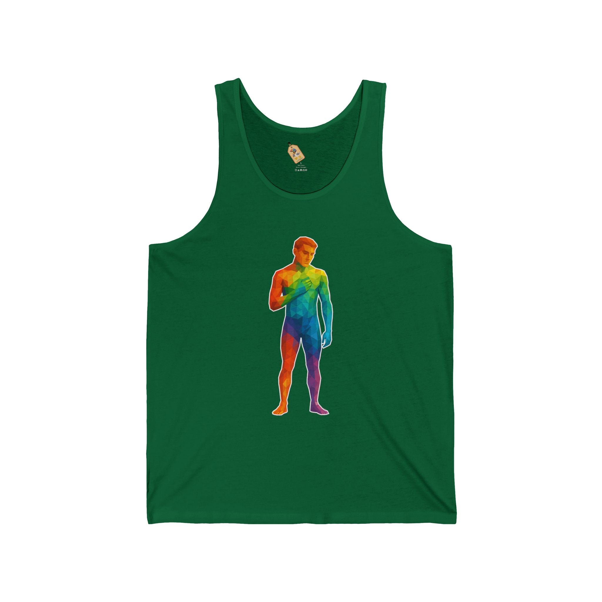 Geometric Pride Twink - Unisex Jersey Tank