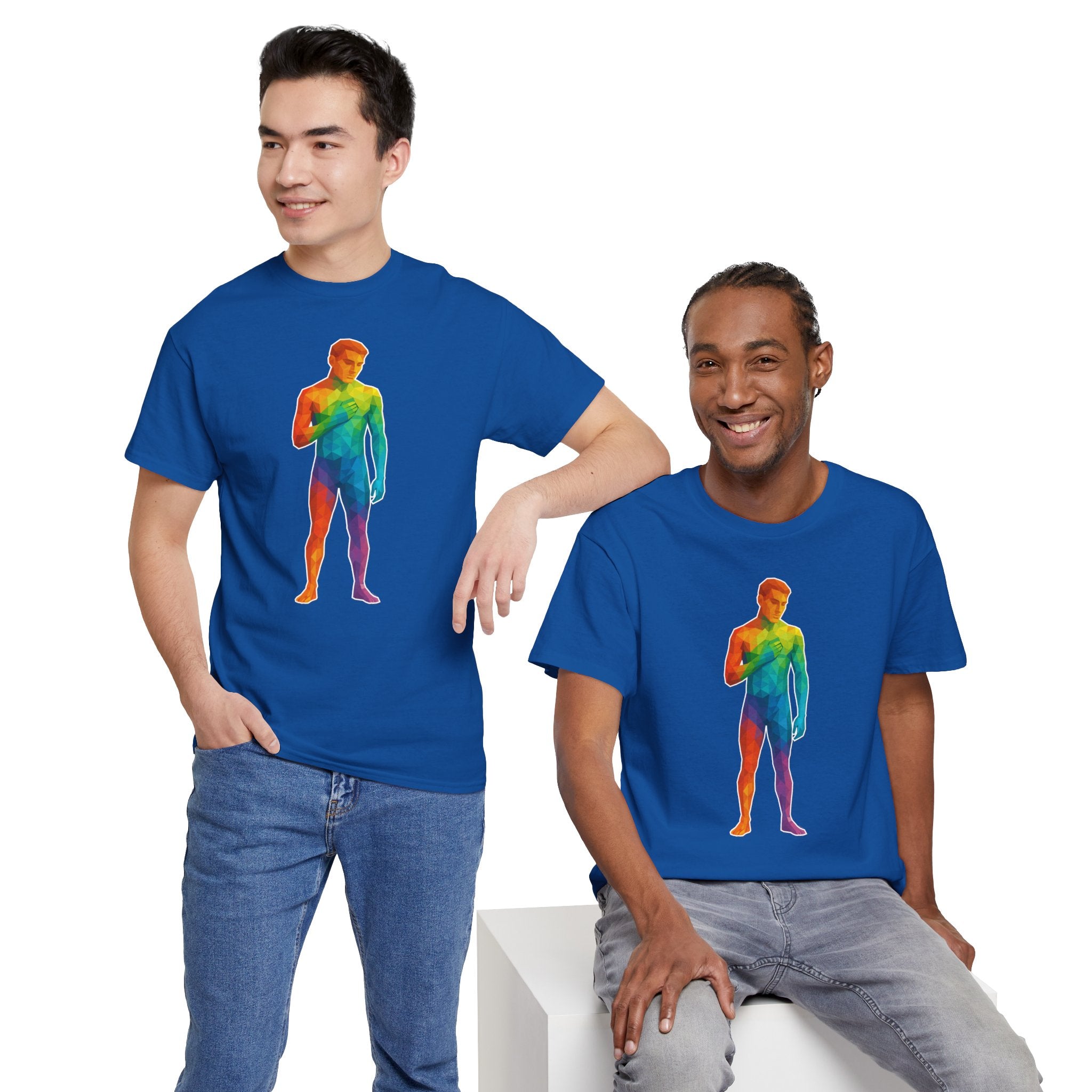 Geometric Pride Twink - Unisex Heavy Cotton Shirt