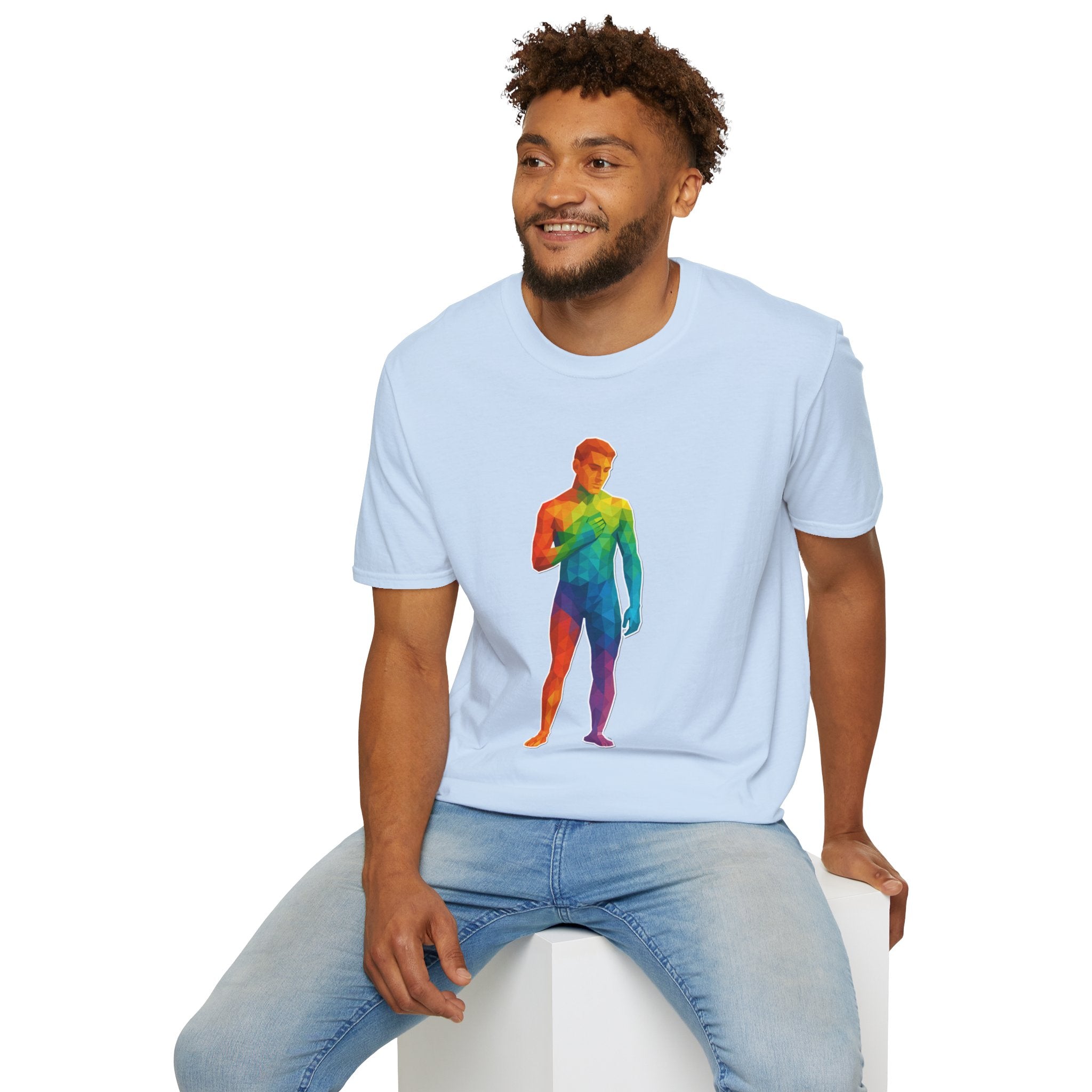 Geometric Pride Twink - Unisex Softstyle T-Shirt