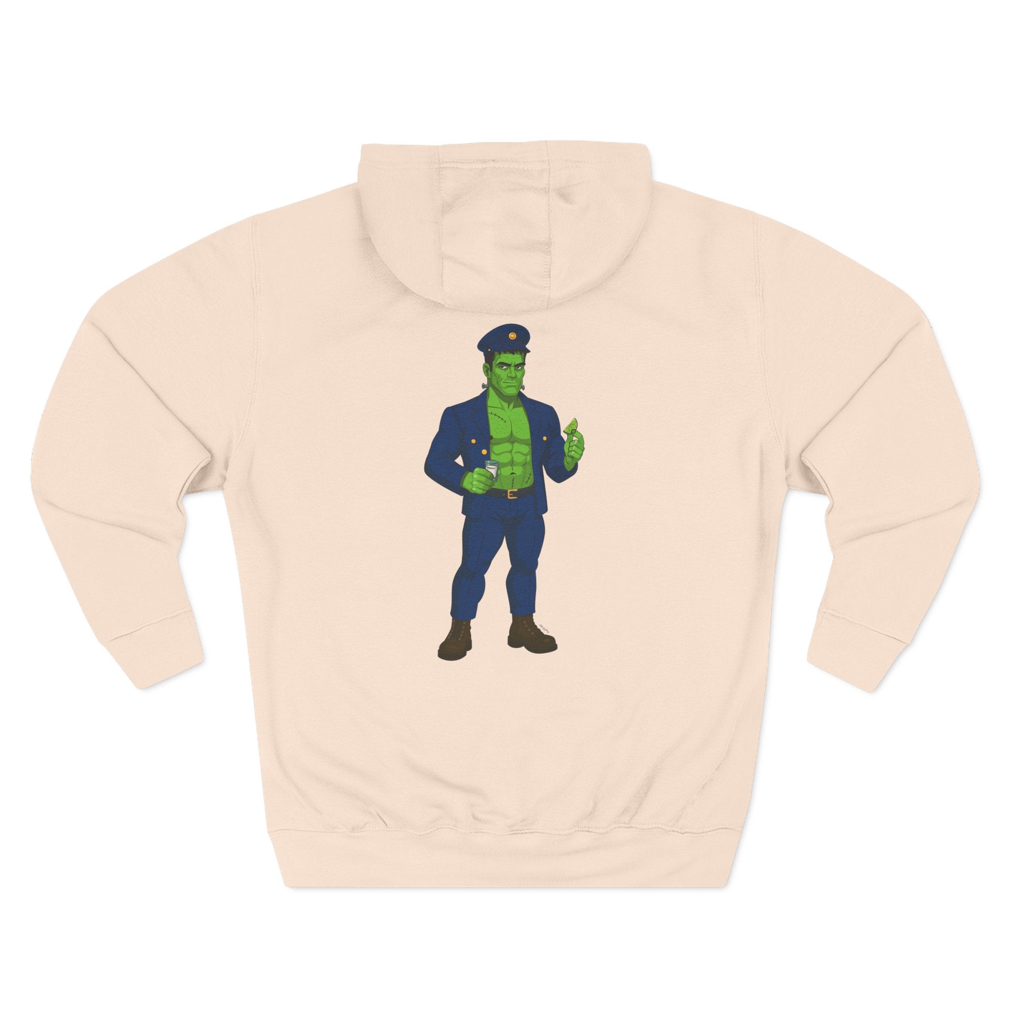 Major Frank N. Stein - Three-Panel Fleece Hoodie